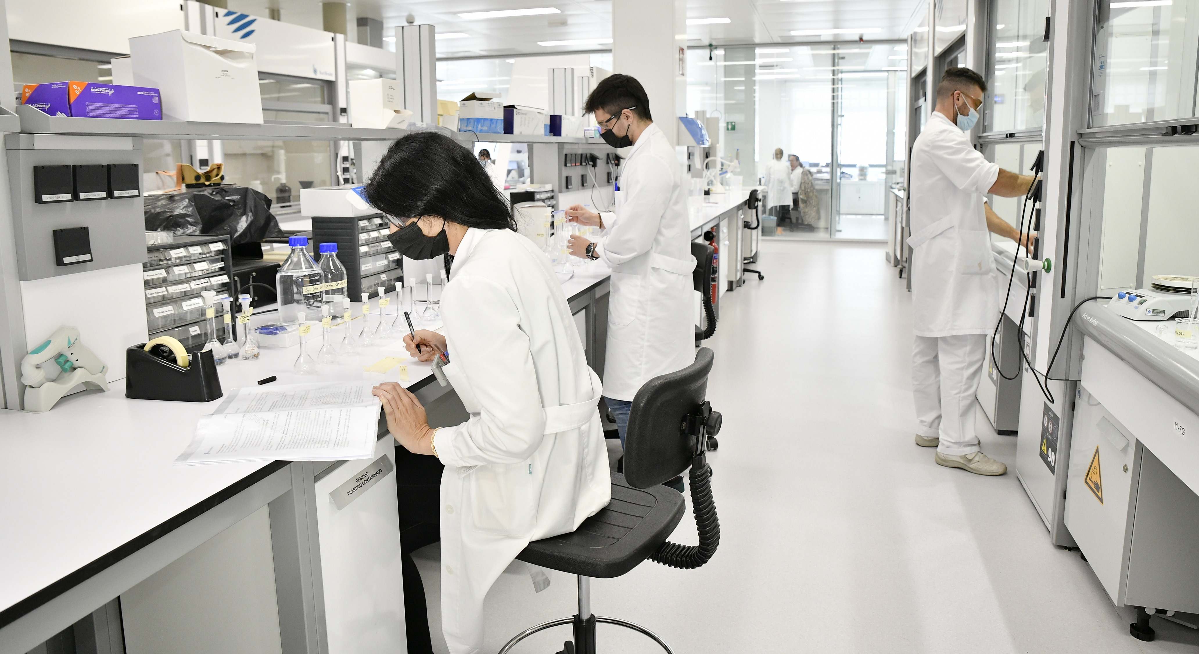 Laboratorio de Faes Farma en Leioa.