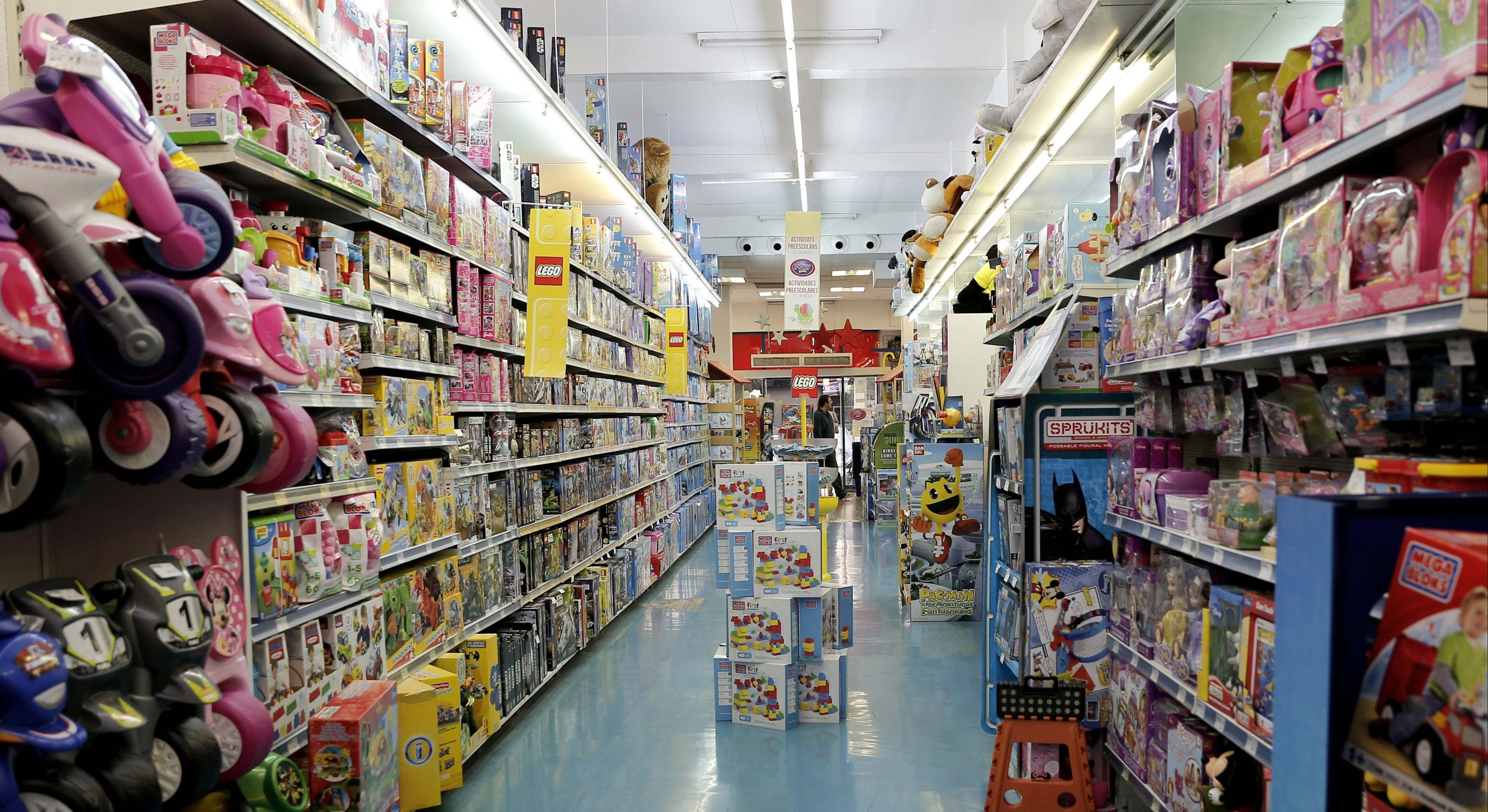 Juguetes en un supermercado