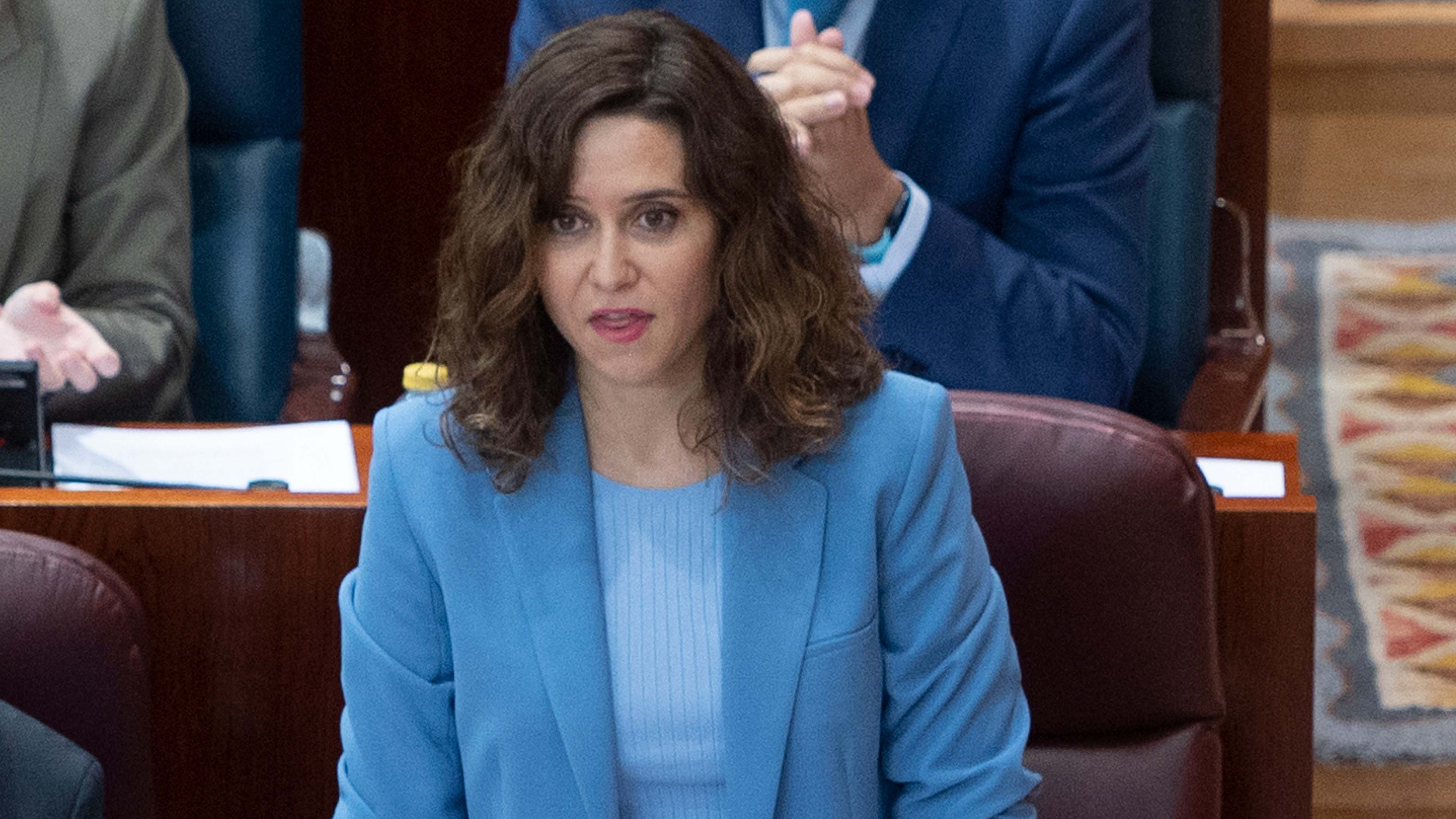 La presidenta de la Comunidad de Madrid, Isabel Díaz Ayuso
