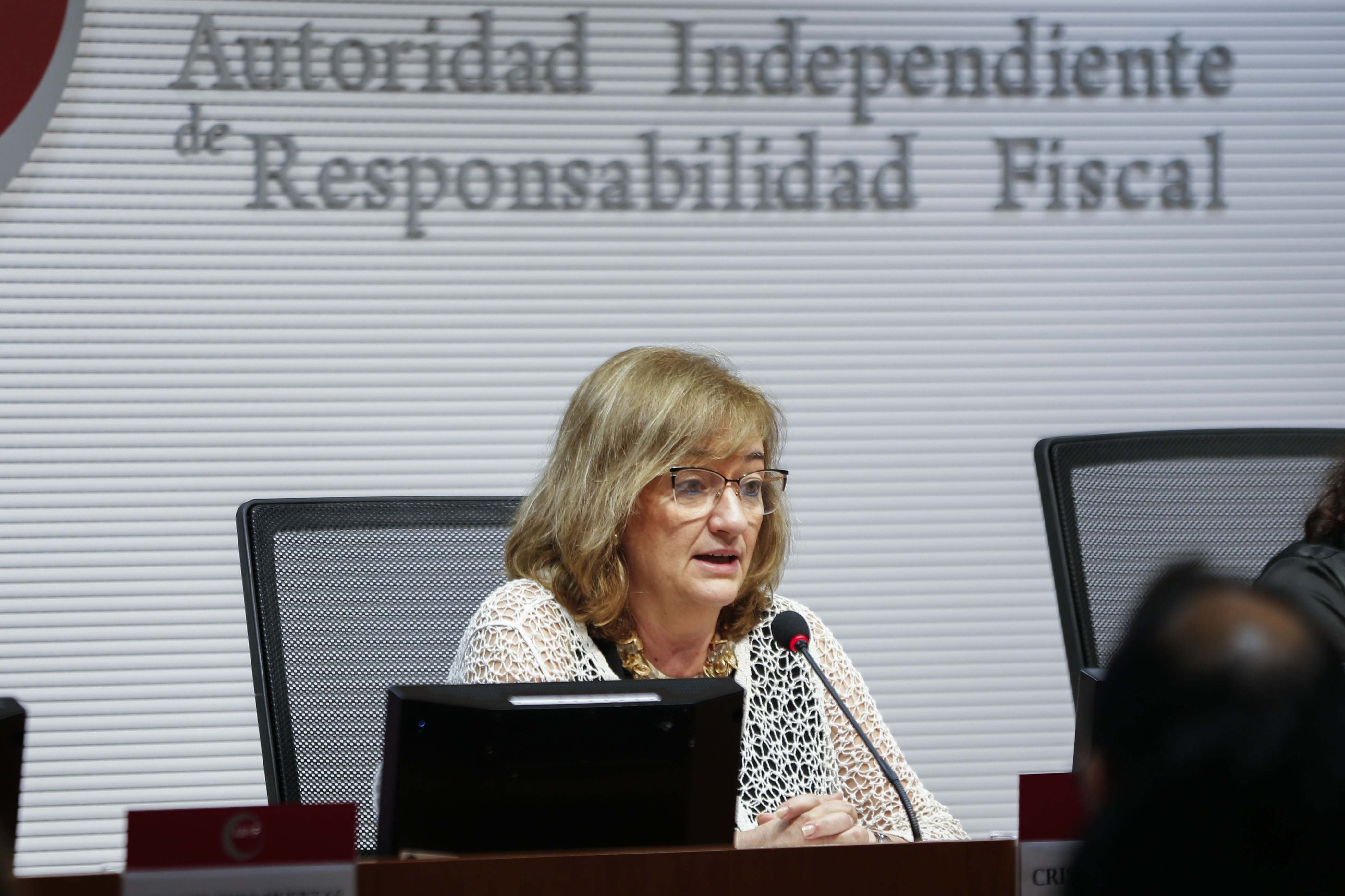 La presidenta de la Autoridad Independente de Responsabilidad Fiscal (AIReF). EFE.