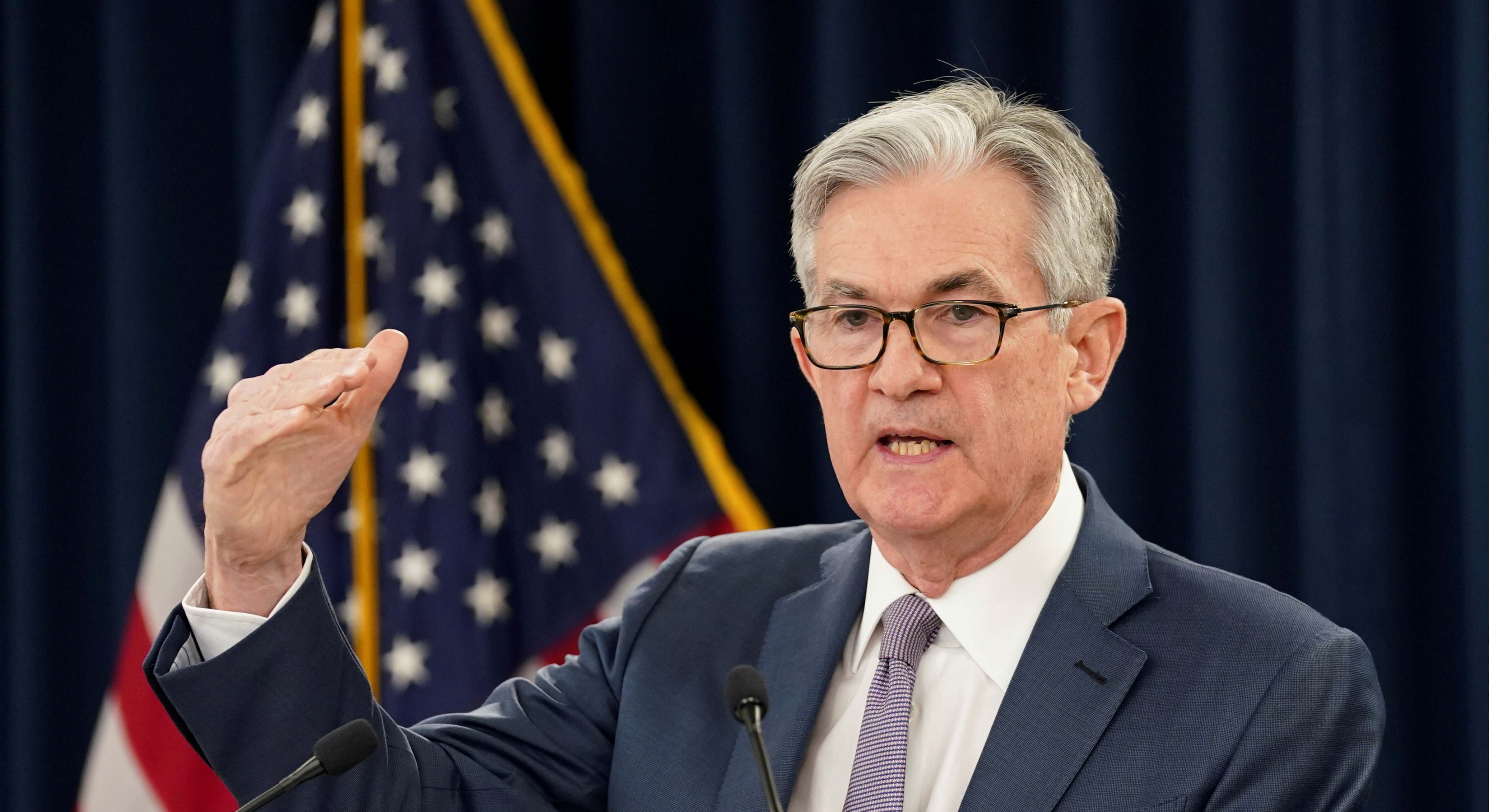Jerome Powell, presidente de la Fed