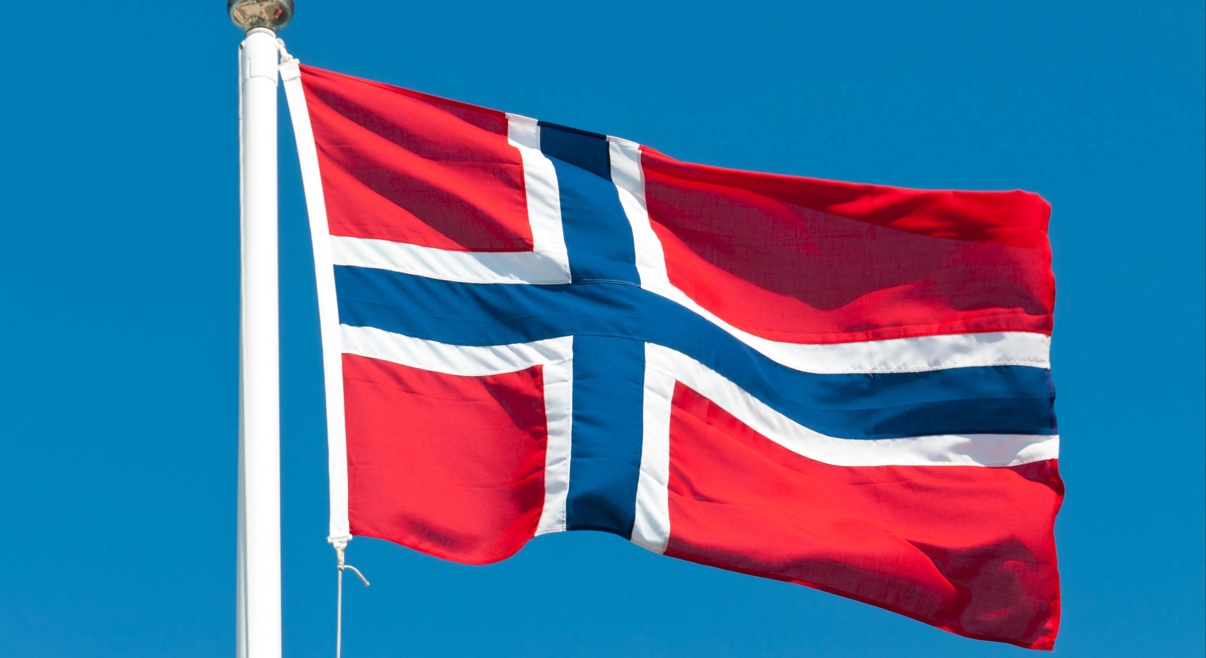 Bandera de Noruega. / Foto: iStock