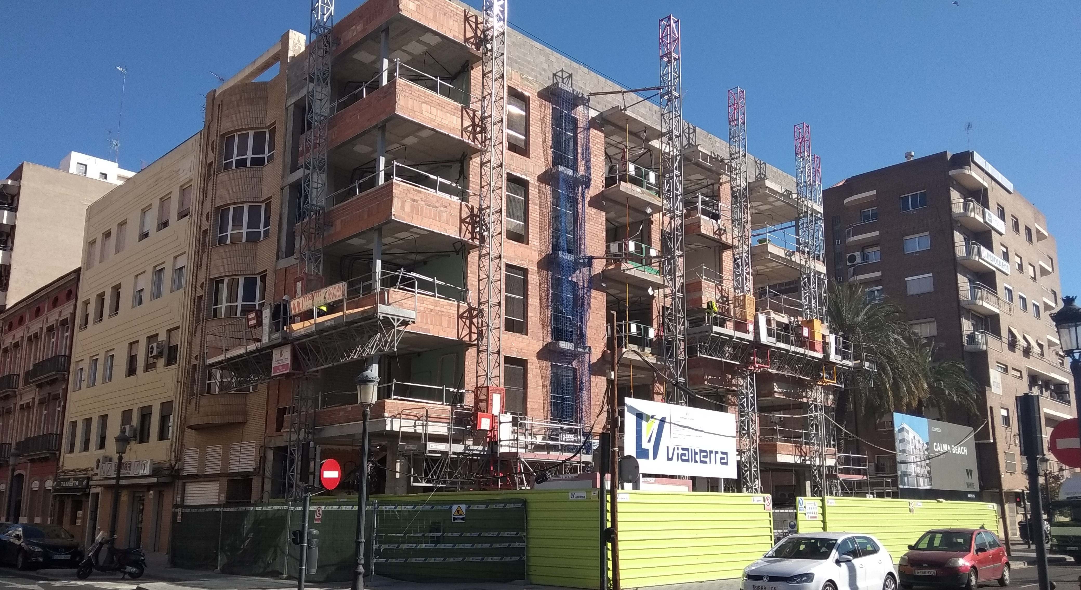 Una promoción de viviendas en Valencia.