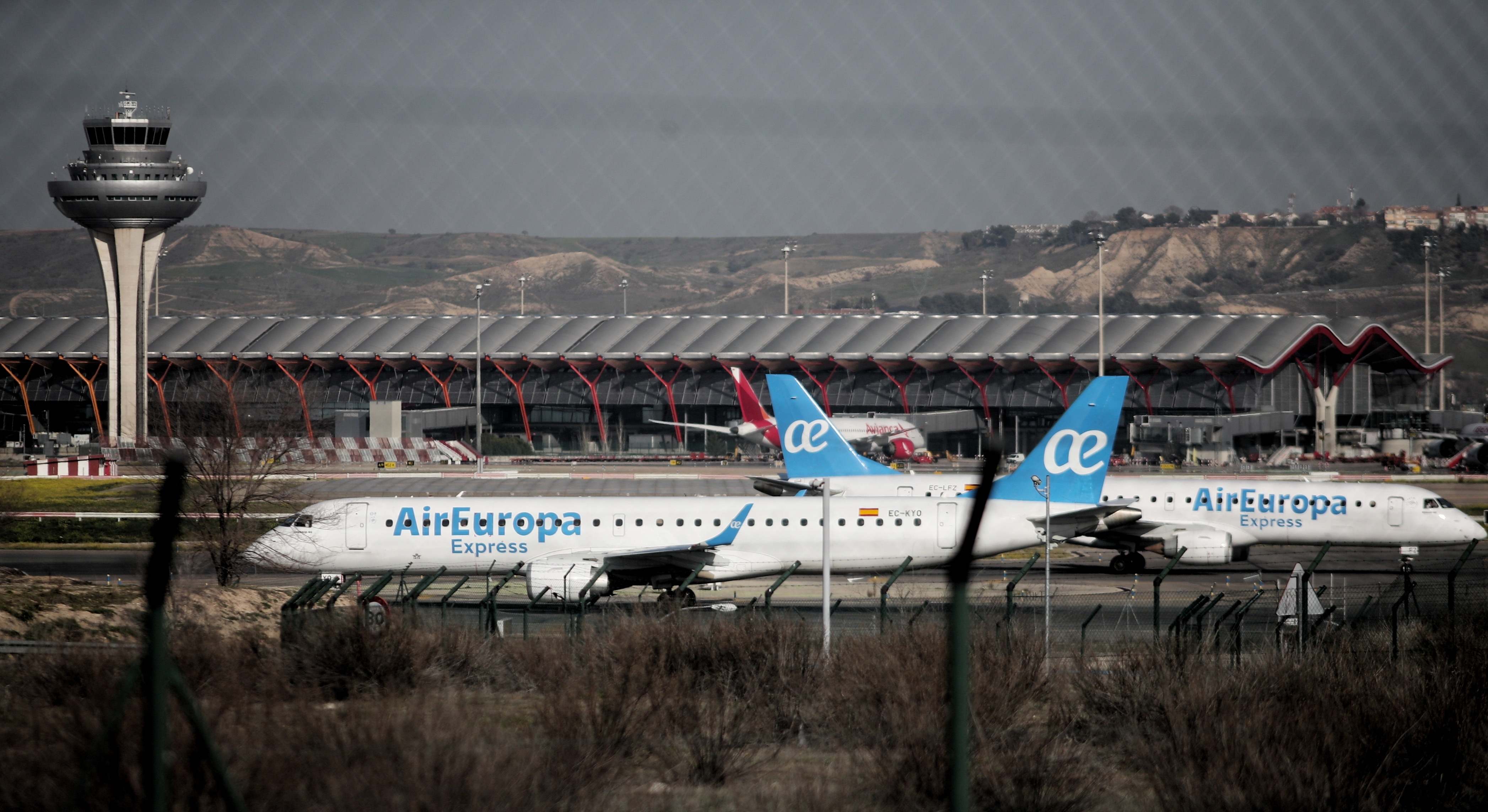 Aviones de Air Europa en el aeropuerto de Madrid-Barajas. / Eduardo Parra - Europa Press