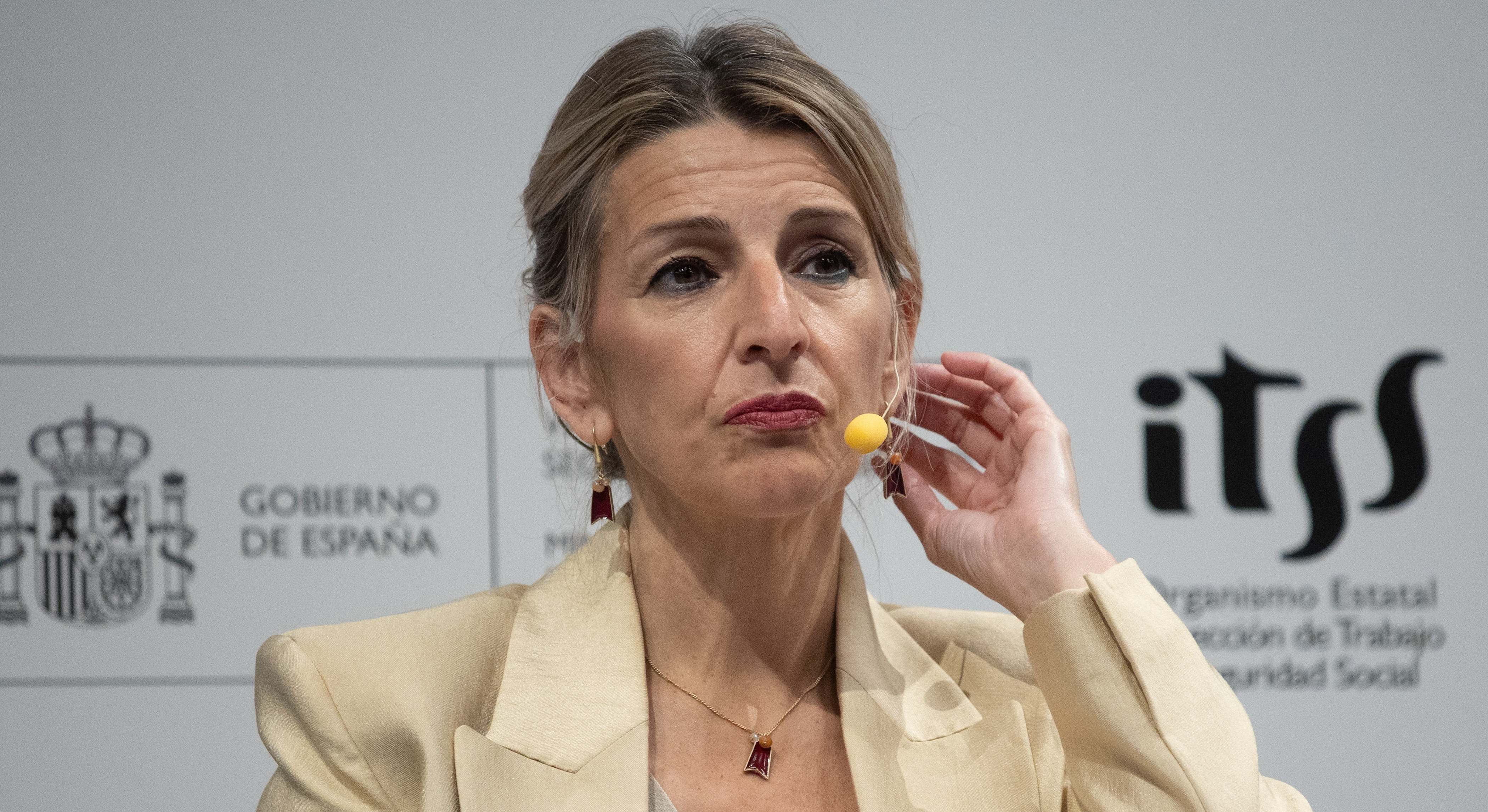 La vicepresidenta segunda y ministra de Trabajo y Economía Social, Yolanda Díaz. Foto: Europa Press