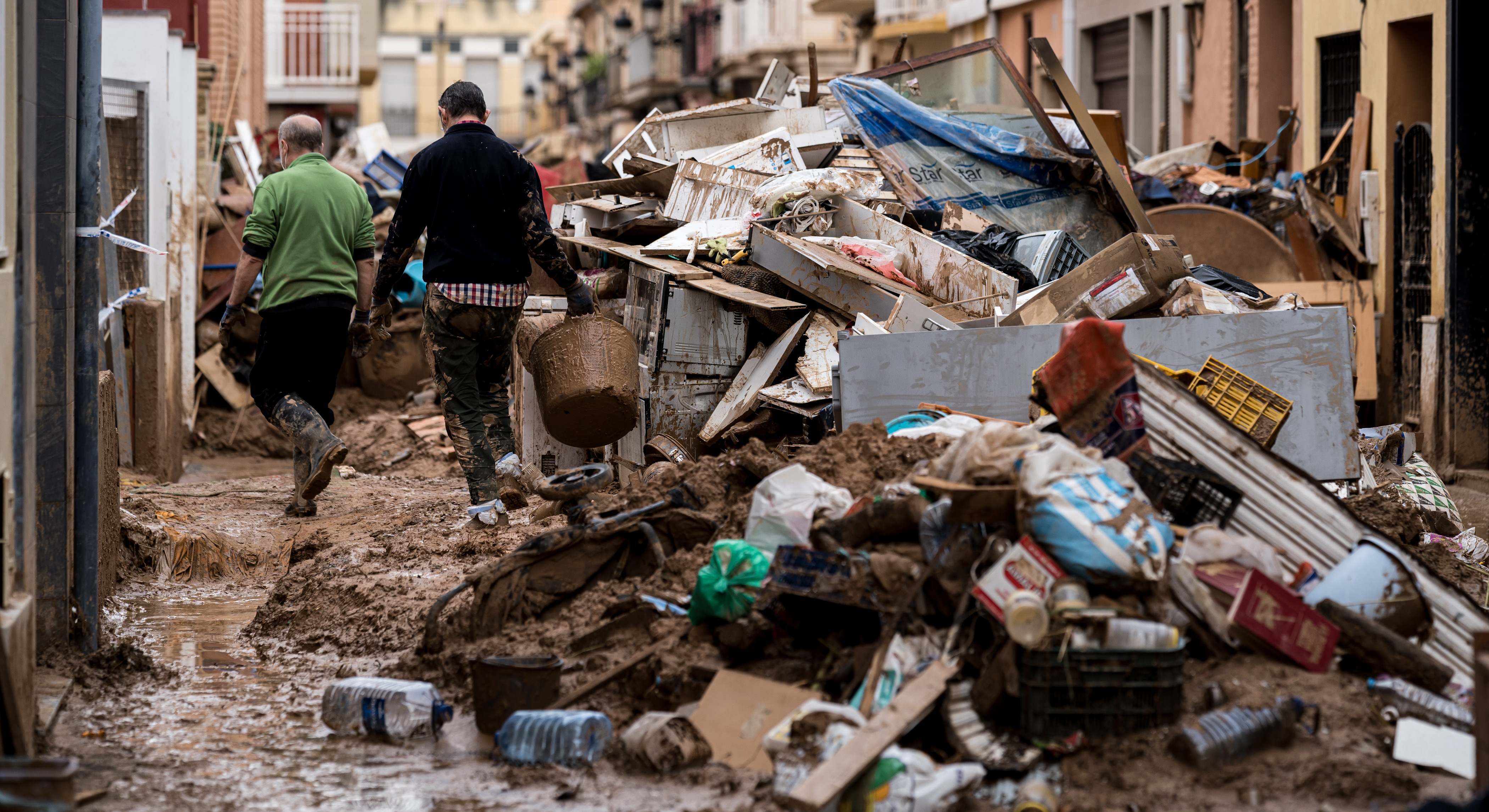 Imagen de las calles de Paiporta. 
