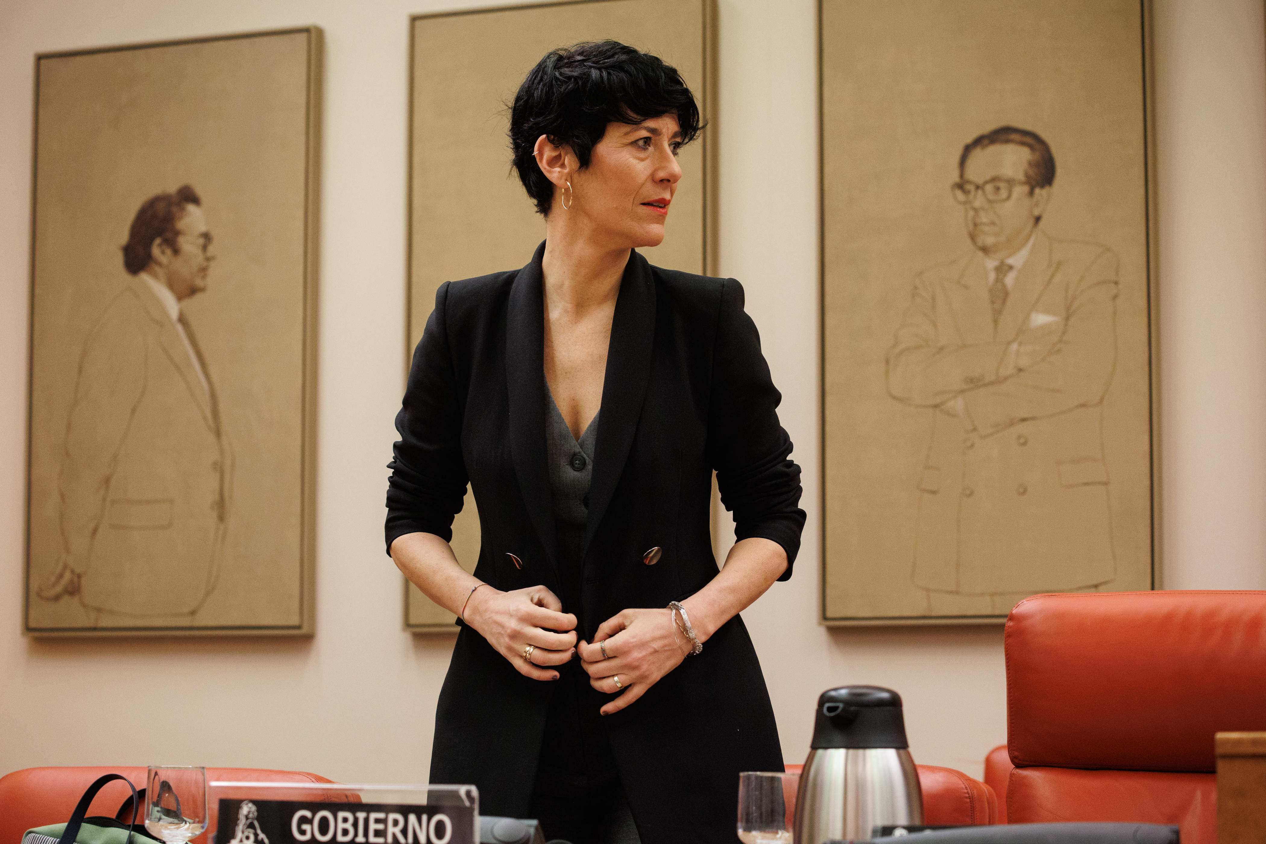 La ministra de Inclusión, Seguridad Social y Migraciones, Elma Saiz. Europa Press
