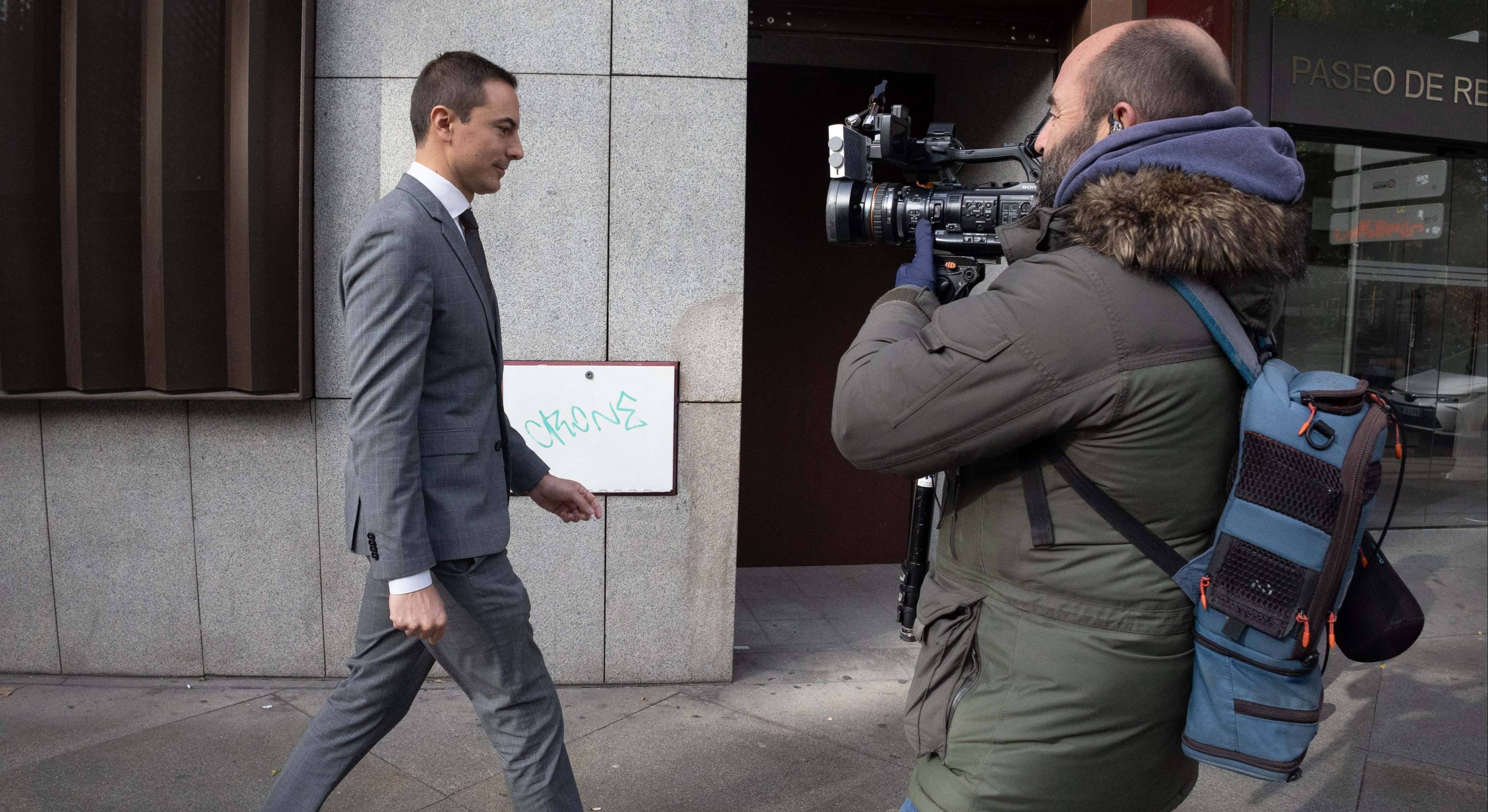 Juan Lobato, a su llegada al Tribunal Supremo.