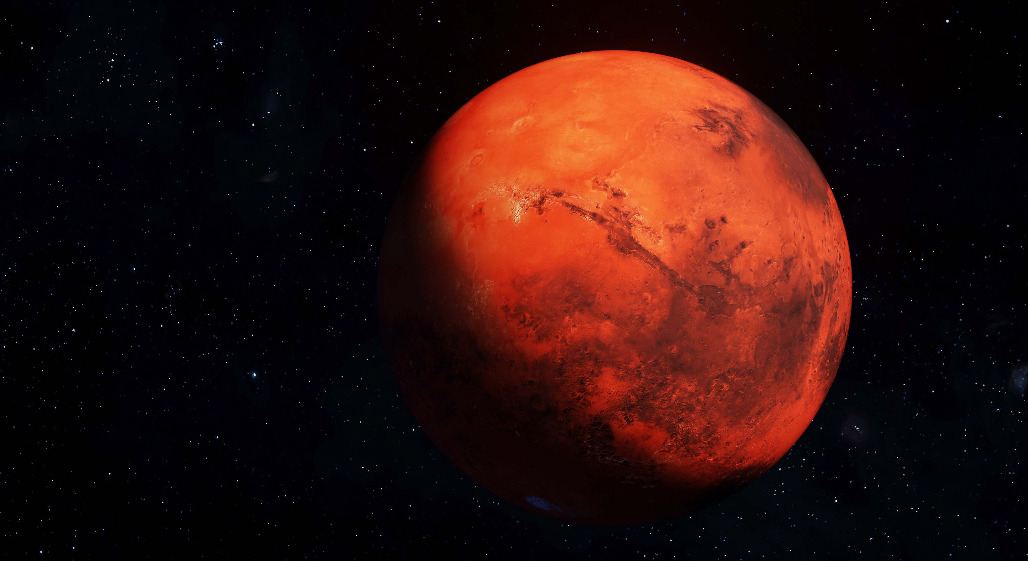 Vista del planeta Marte. / Foto: iStock