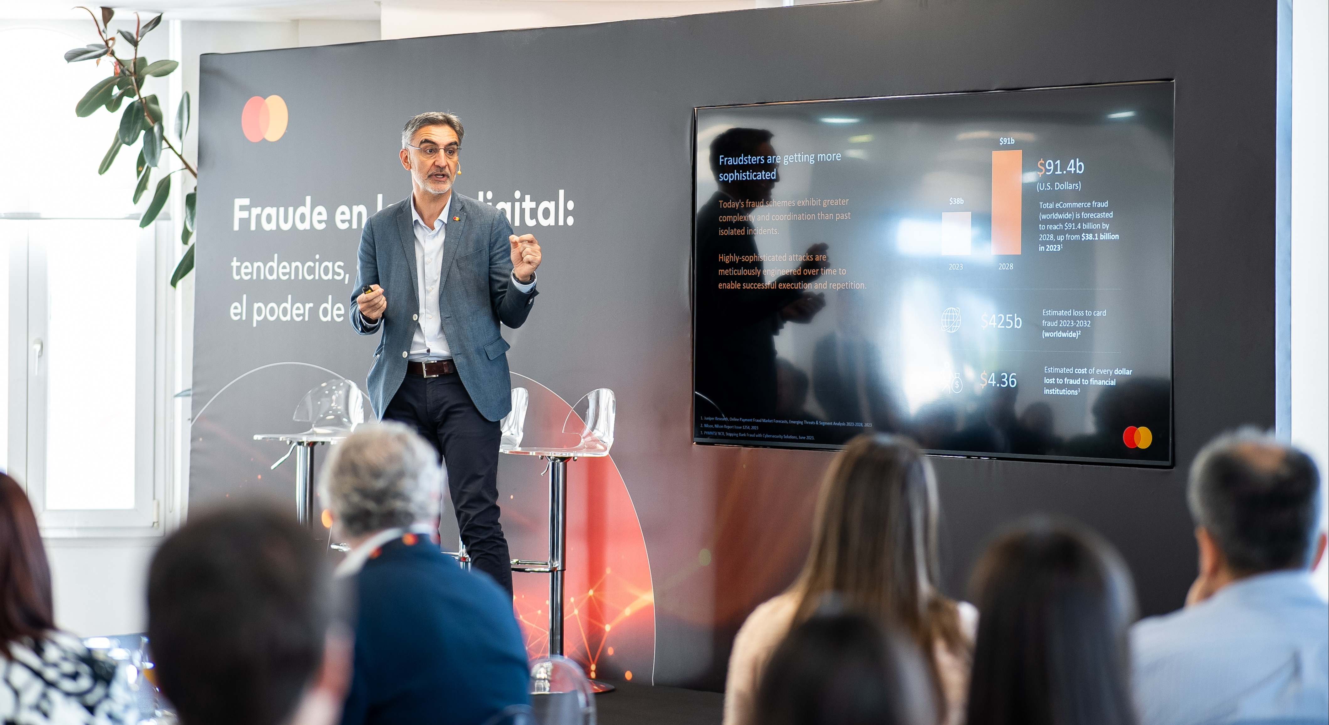 Alberto López,  responsable de Soluciones Digitales Inteligentes y de Ciberseguridad de Mastercard en Europa. ee