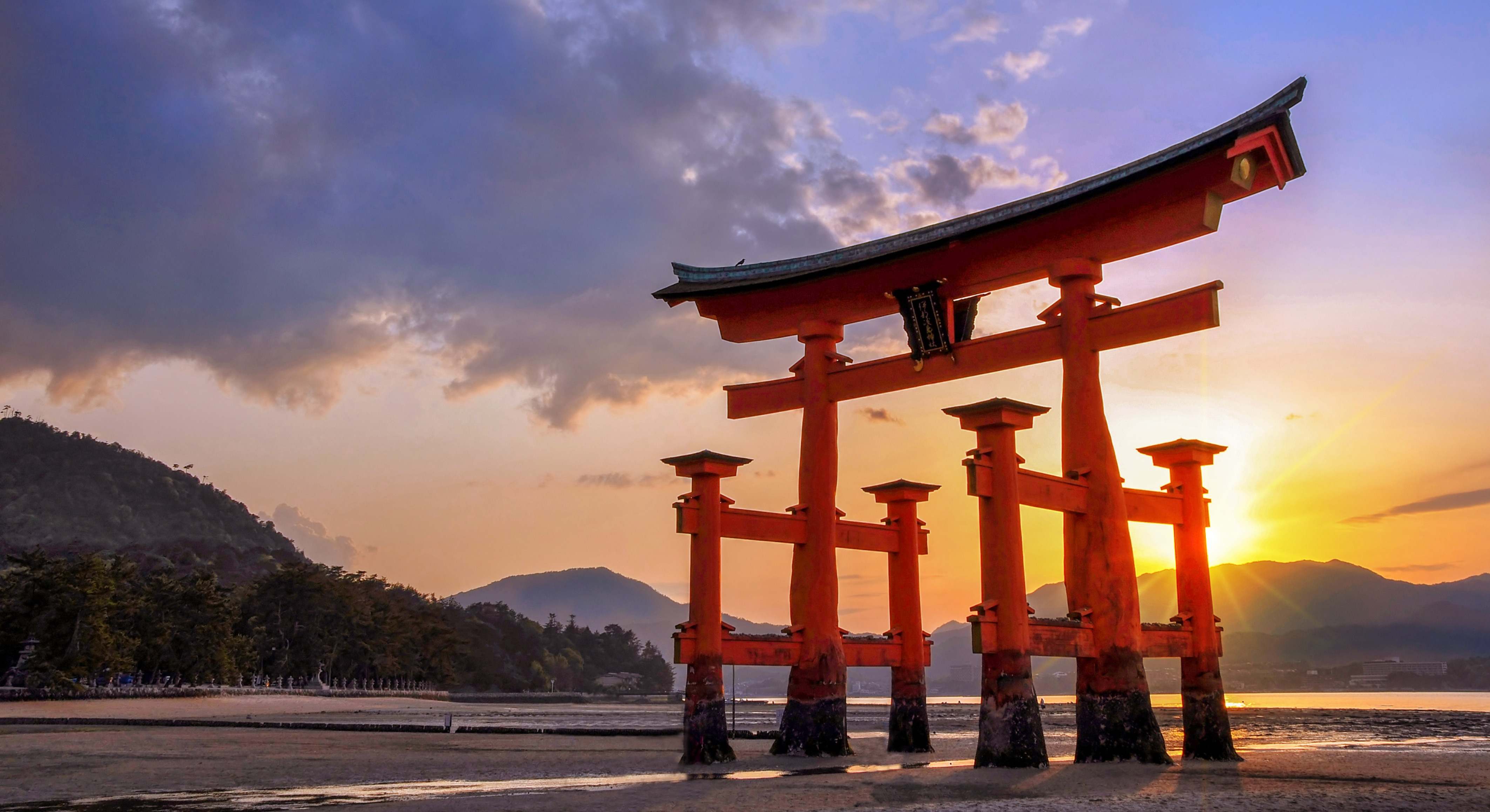 Una puerta tradicional japonesa