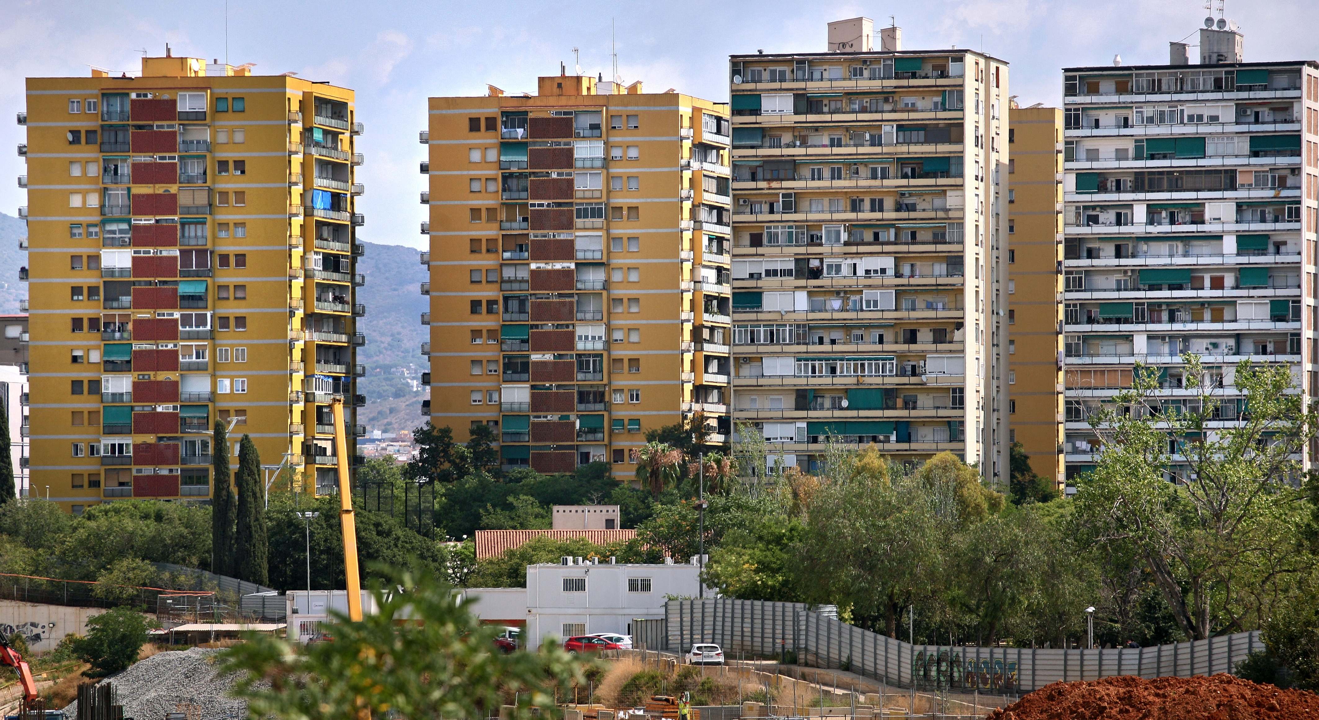 Edificios residenciales en Barcelona