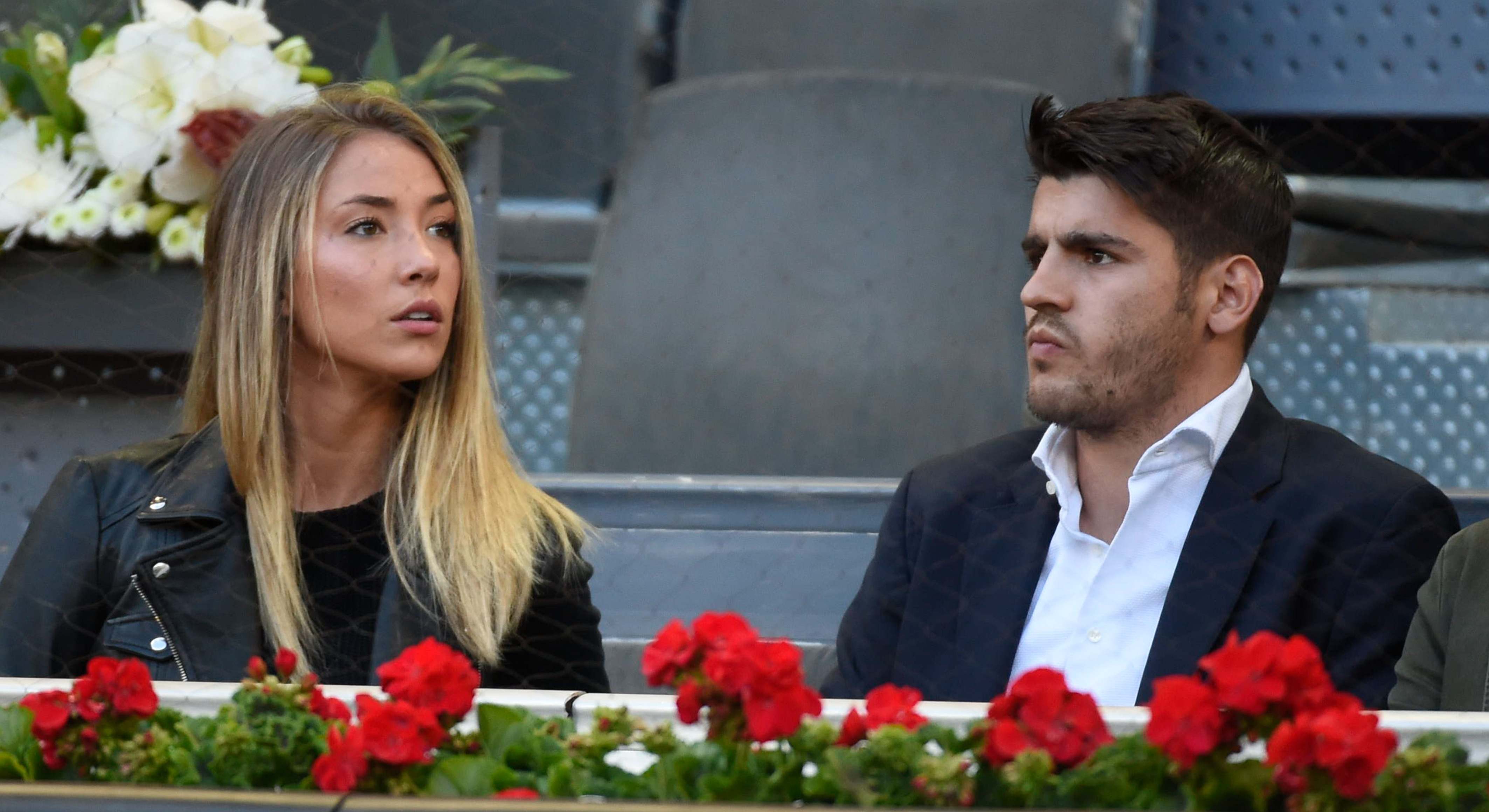 Morata y Alice Campello