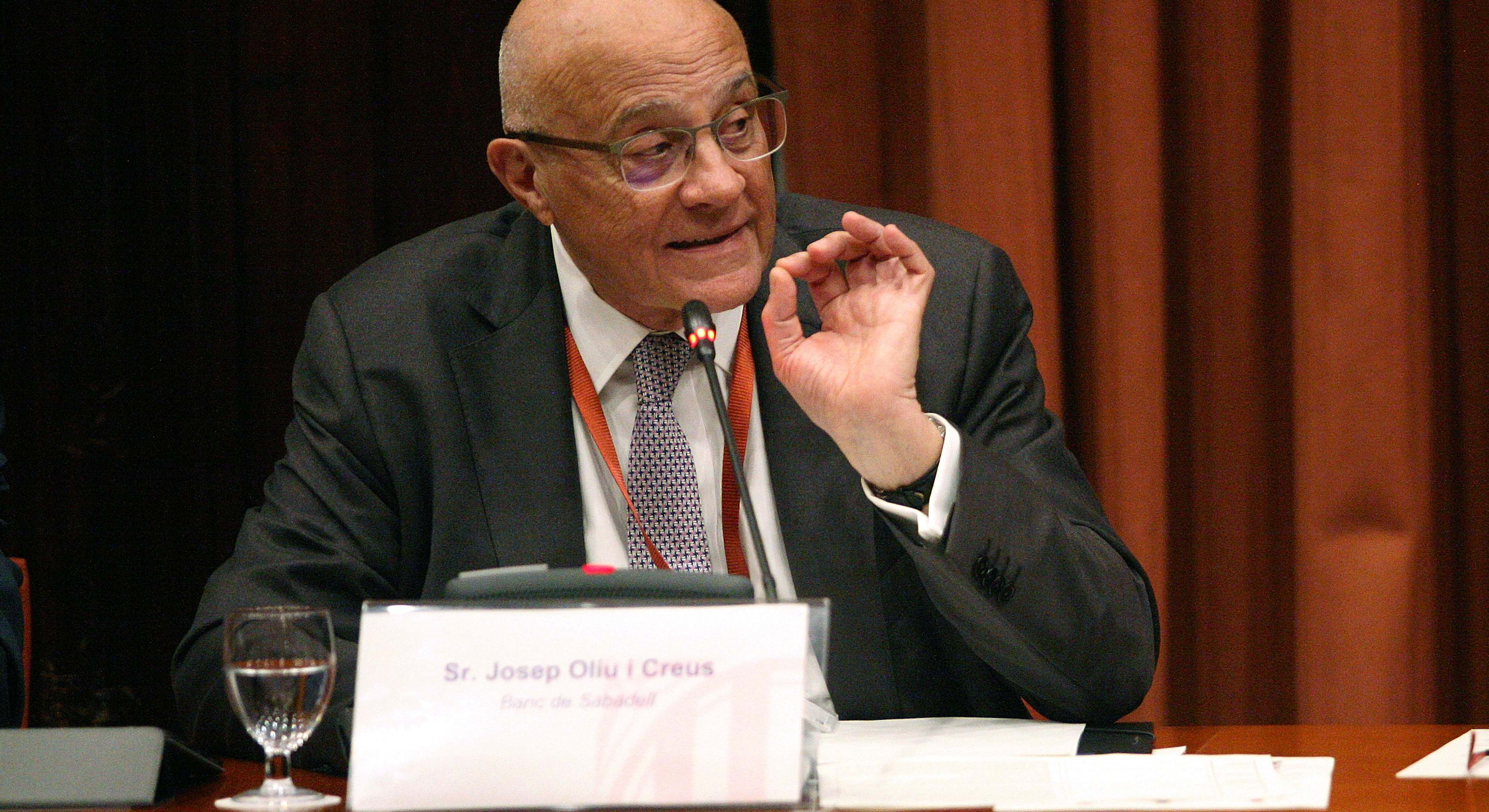 Josep Oliu, presidente de Banco Sabadell.