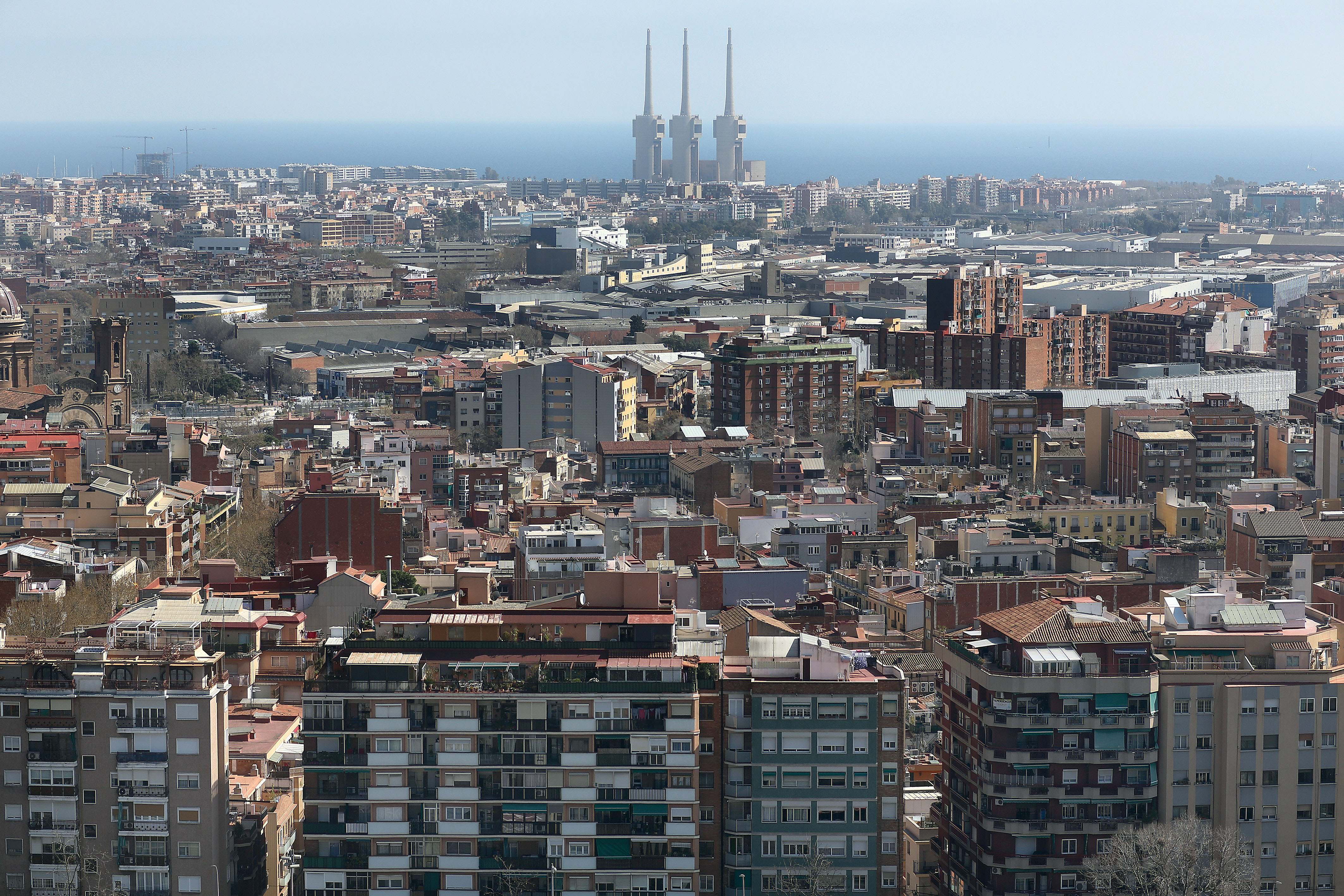 Vista aérea de Barcelona. EE