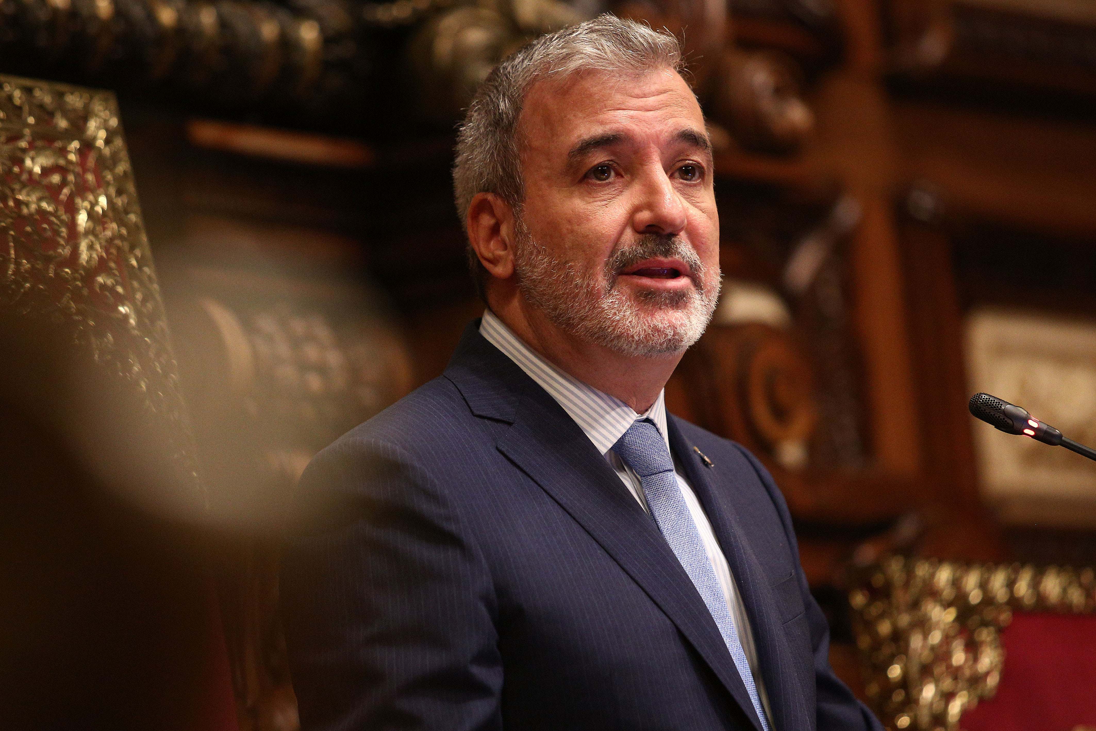 El alcalde de Barcelona, Jaume Collboni. EE