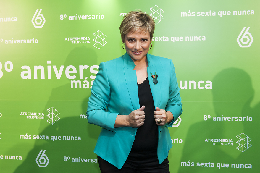 Gloria Serra en la celebración del octavo aniversario de La Sexta - 880x