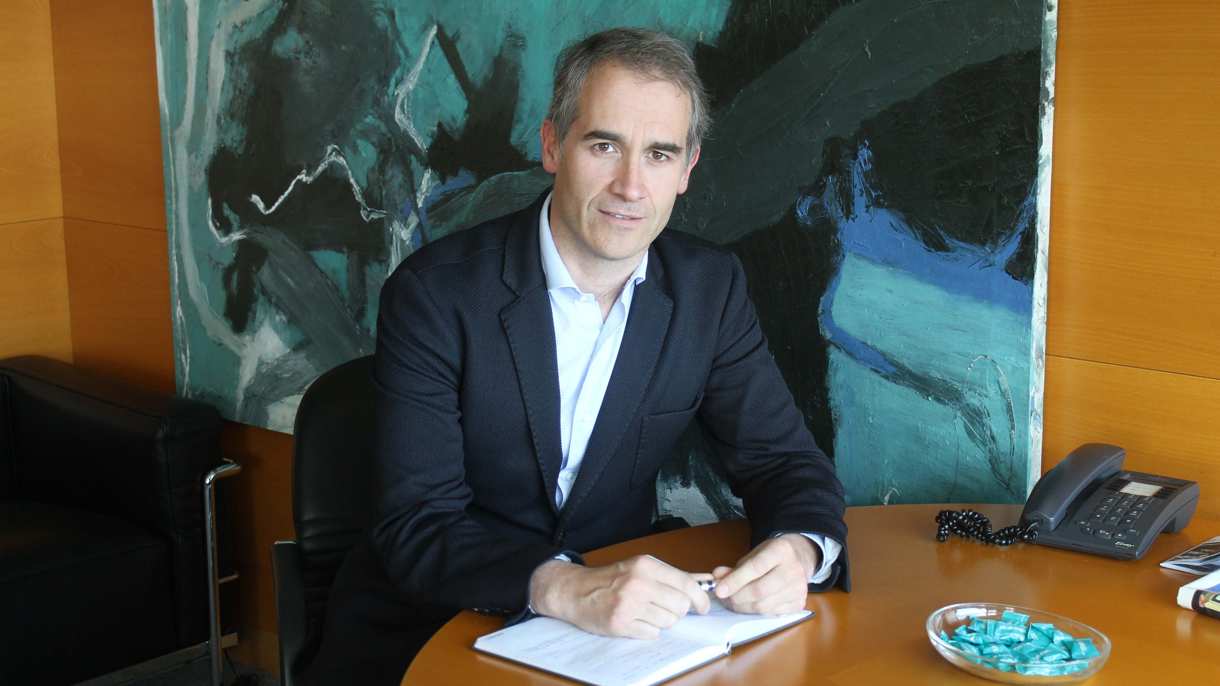 Zenón Vázquez, director general de Elkargi. EE