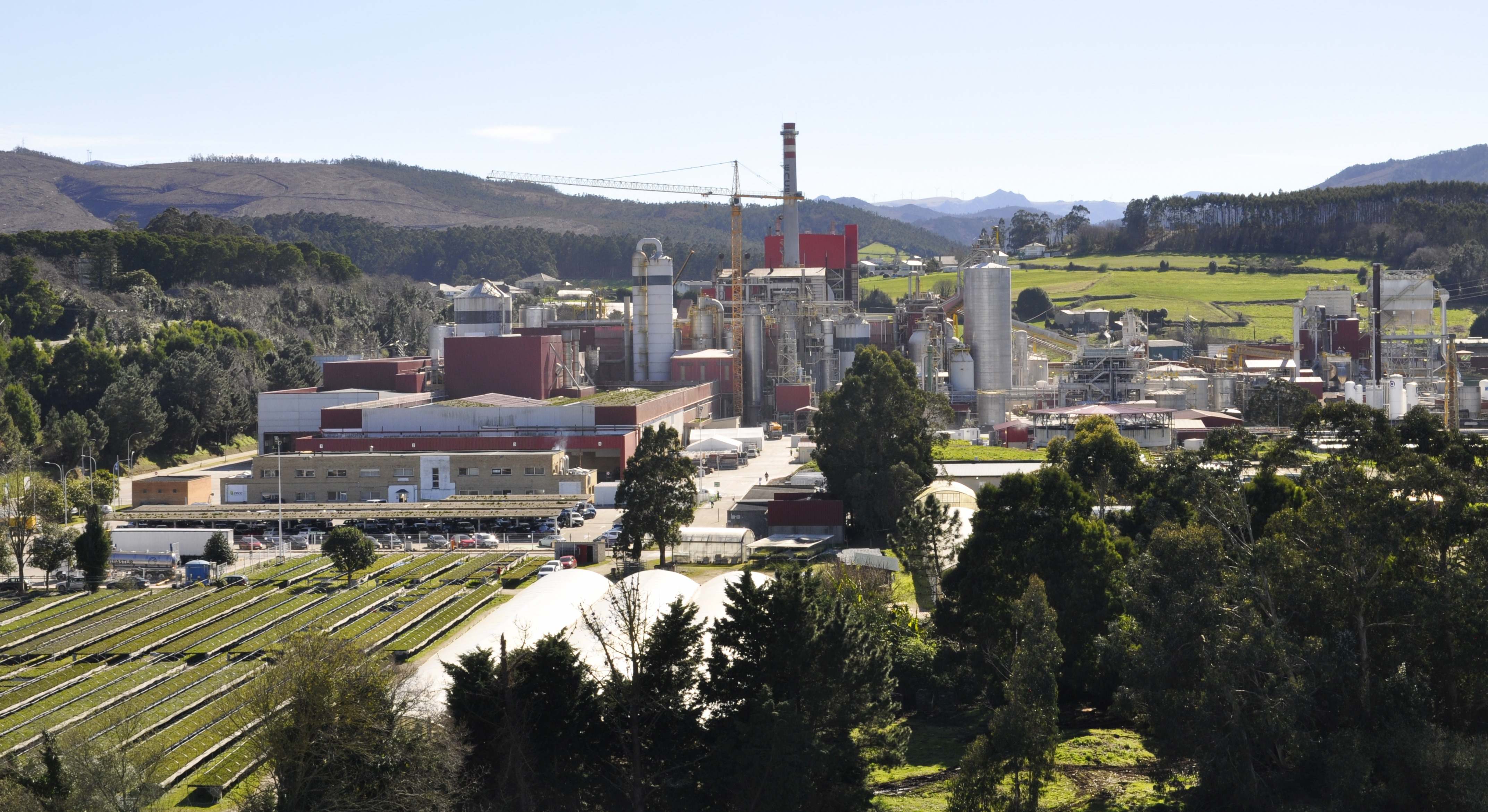 Biofábrica Ence en Navia
