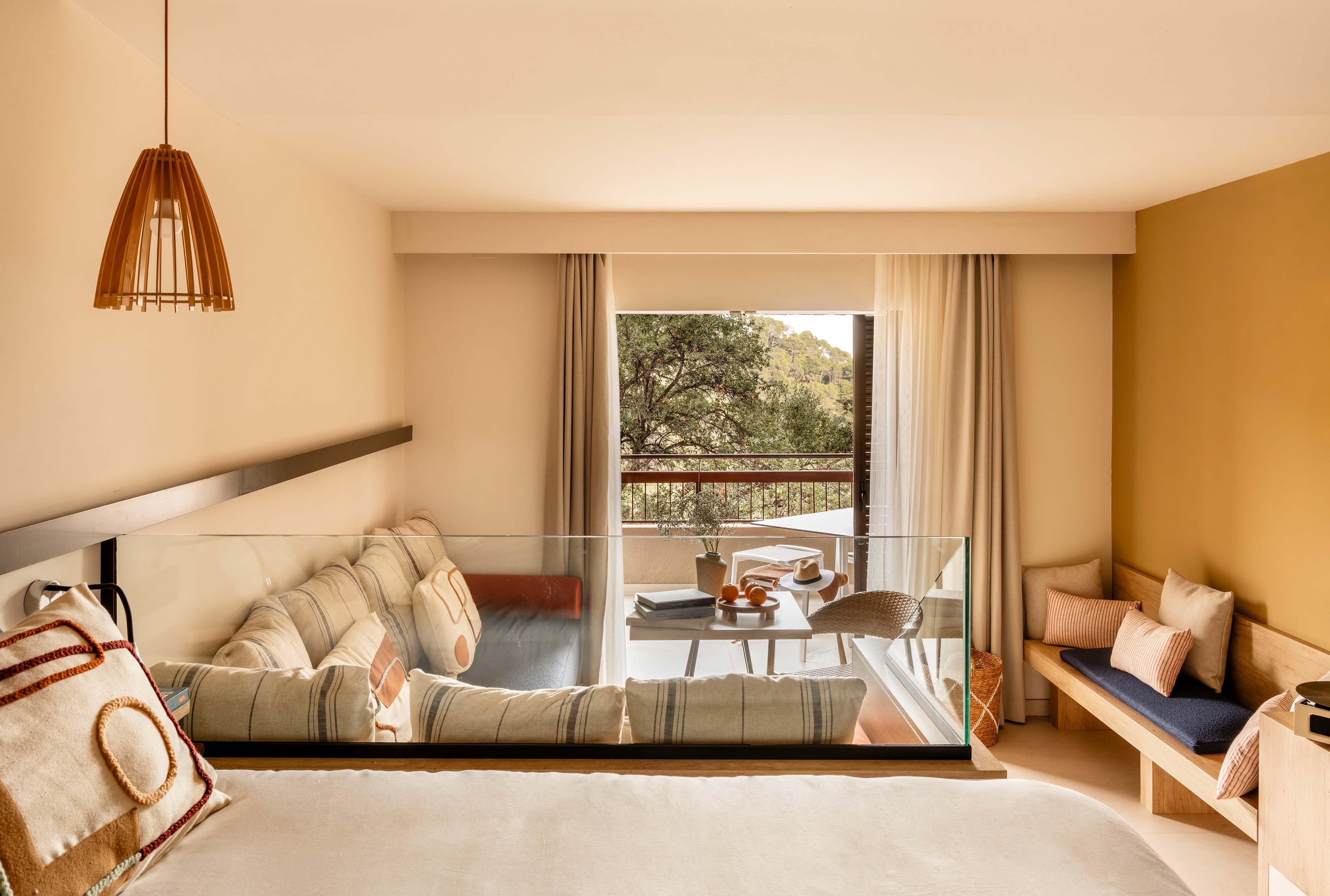 Una de las suites del Zel en Costa Brava