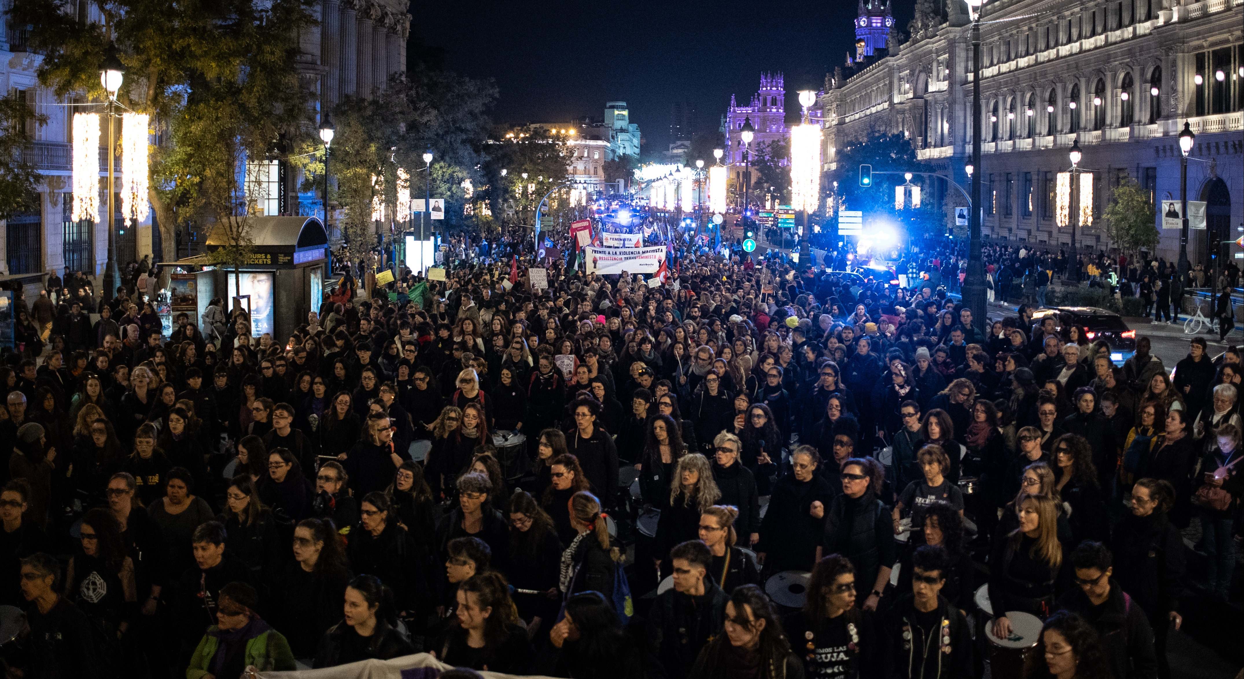 Manifestación del 8M en la ciudad de Madrid. / Foto: EP