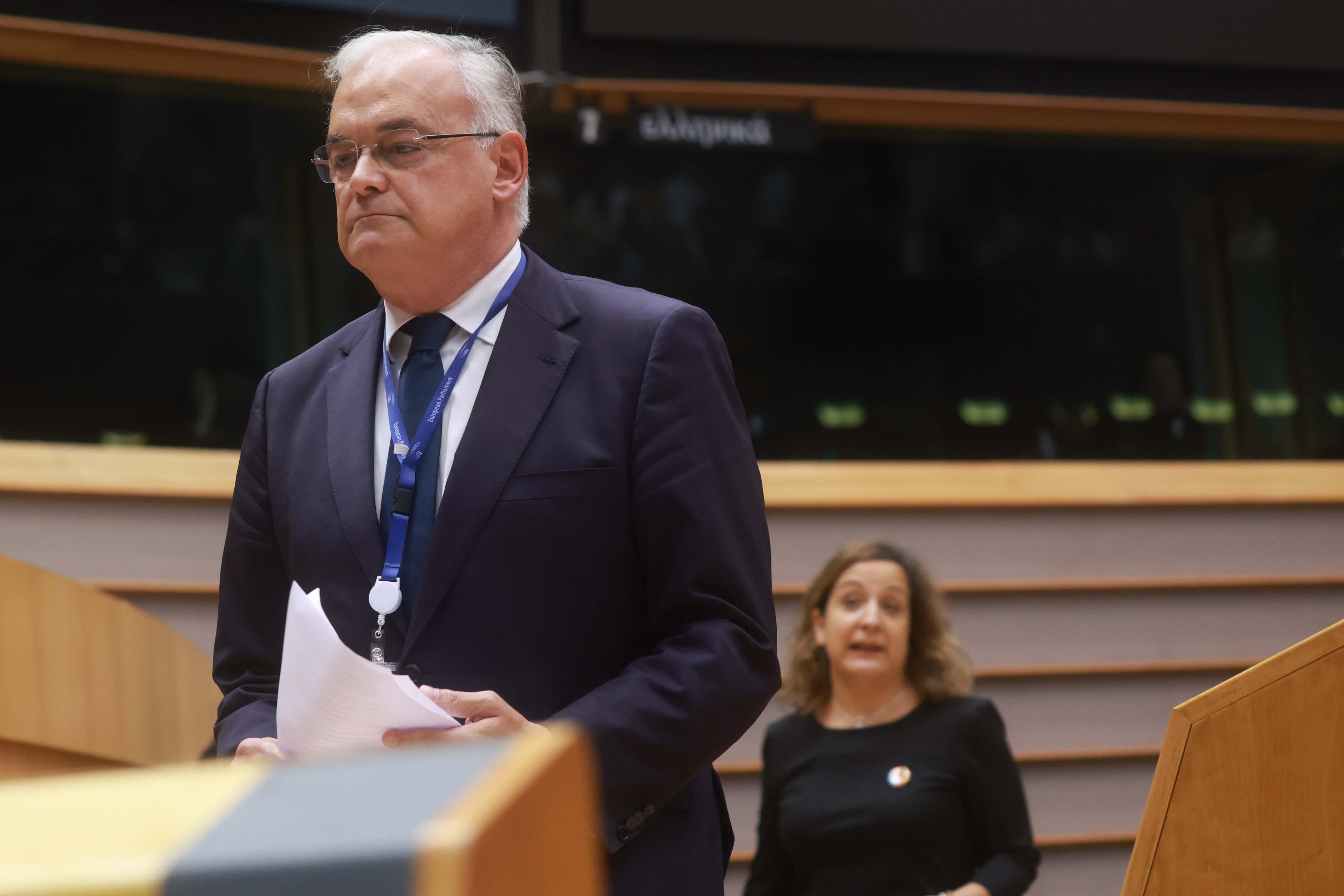 El eurodiputado popular Esteban González Pons y la eurodiputada socialista, Iratxe García