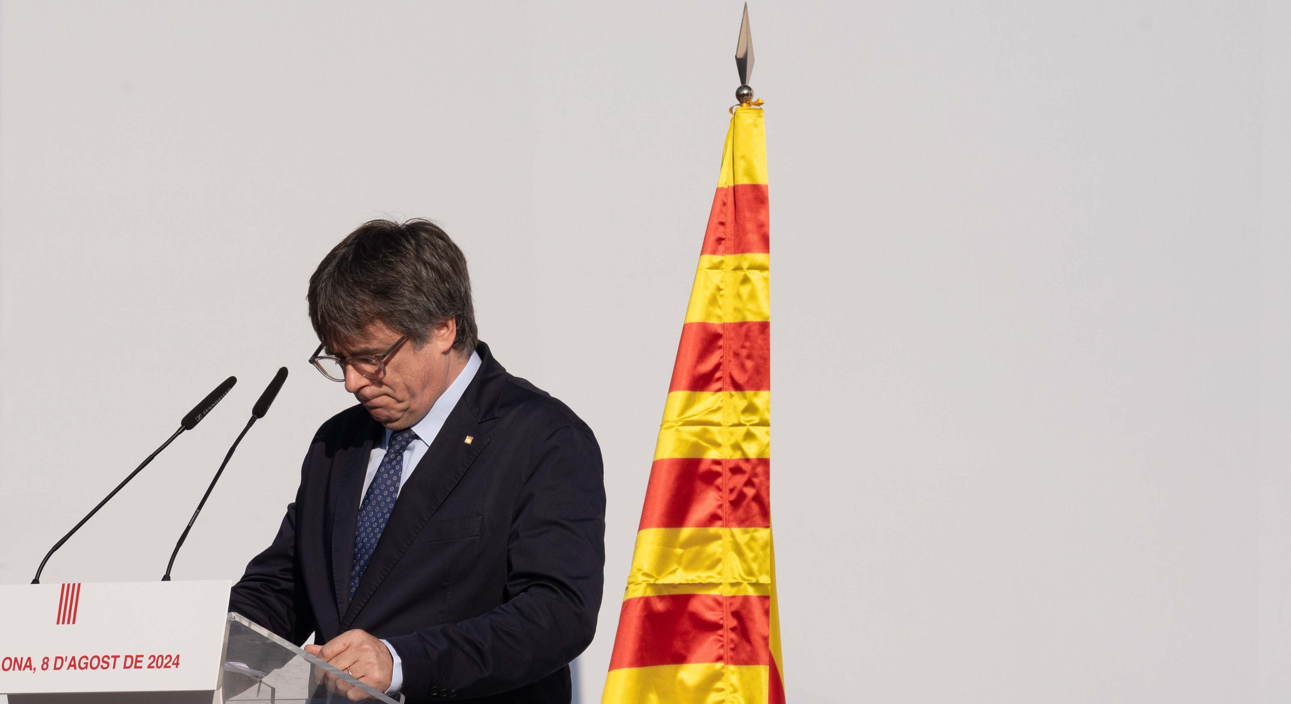 El expresidente de la Generalitat de Cataluña Carles Puigdemont. EE