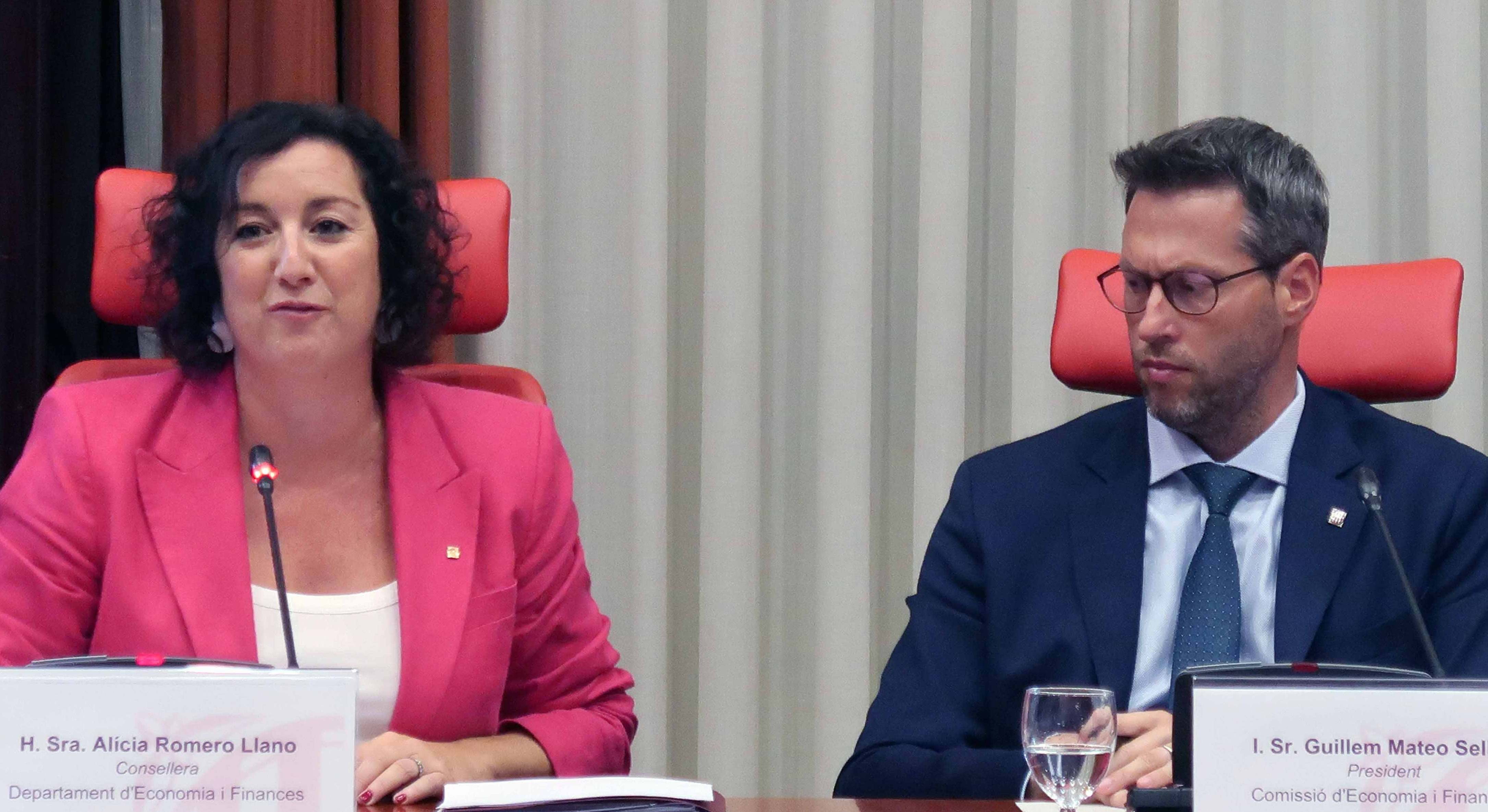 La consejera de Economía y Finanzas, Alícia Romero. EE