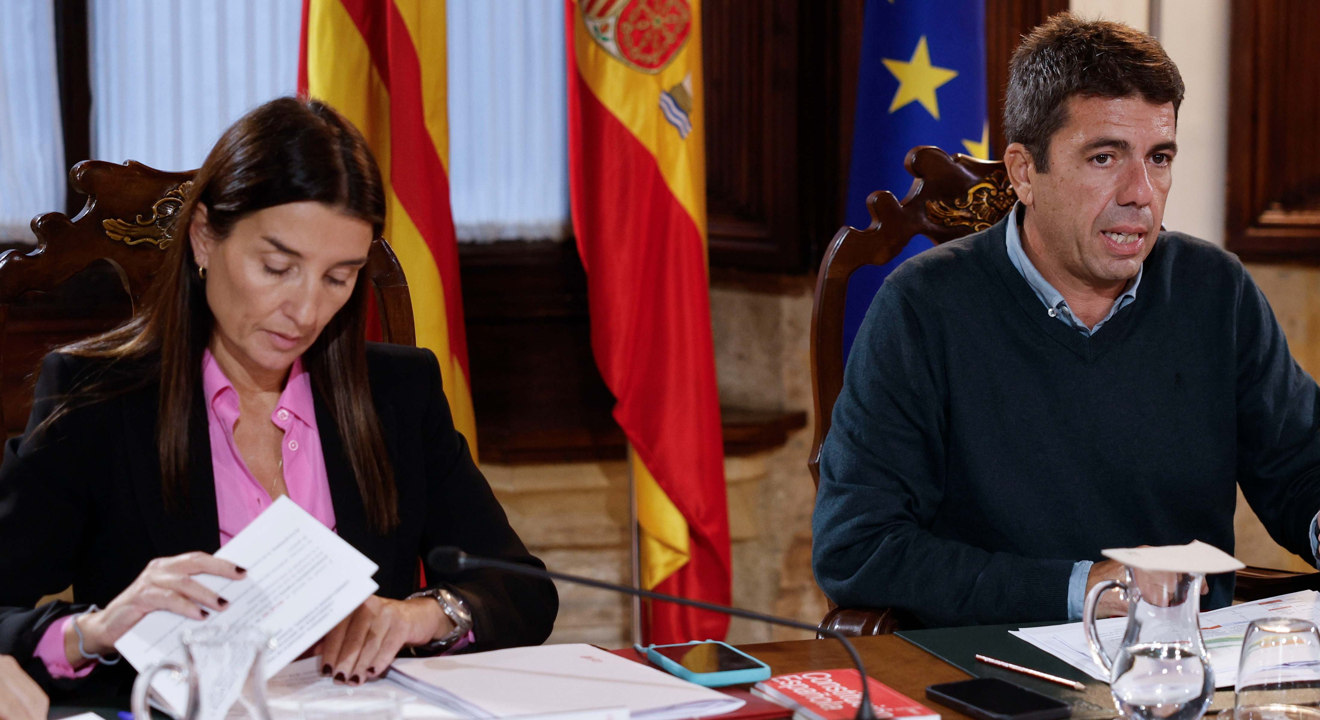 Ruth Merino y Carlos Mazón.