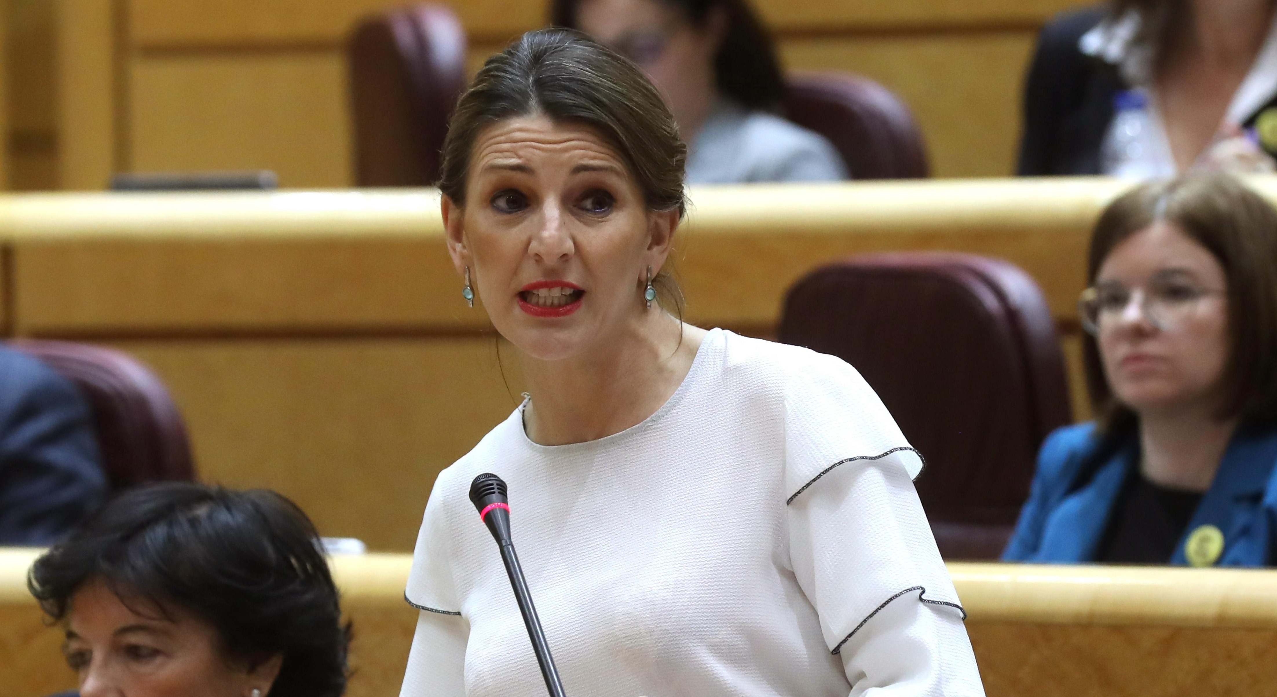 La vicepresidenta segunda y ministra de Trabajo, Yolanda Díaz.