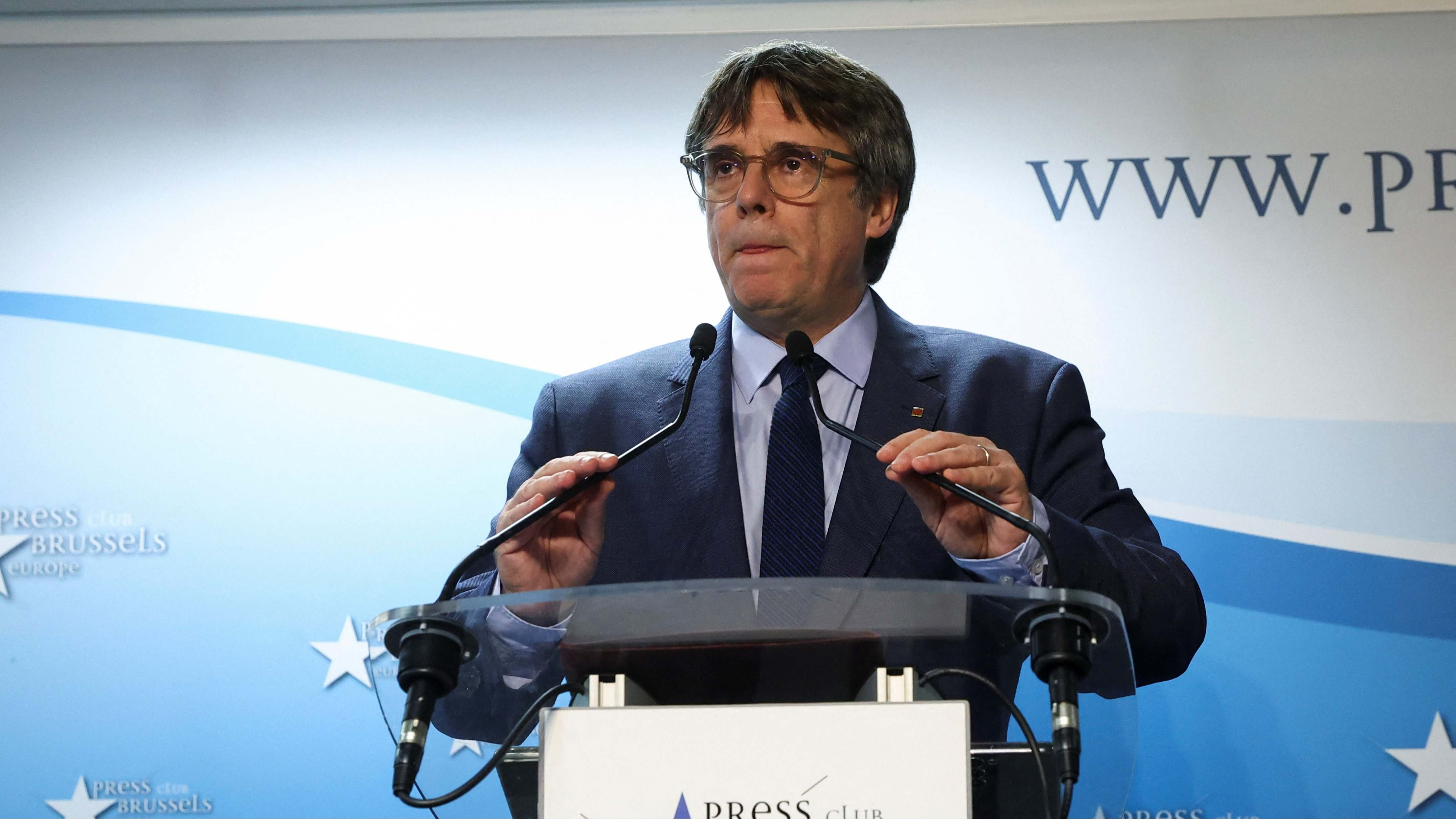 Carles Puigdemont, expresidente de la Generalitat de Cataluña