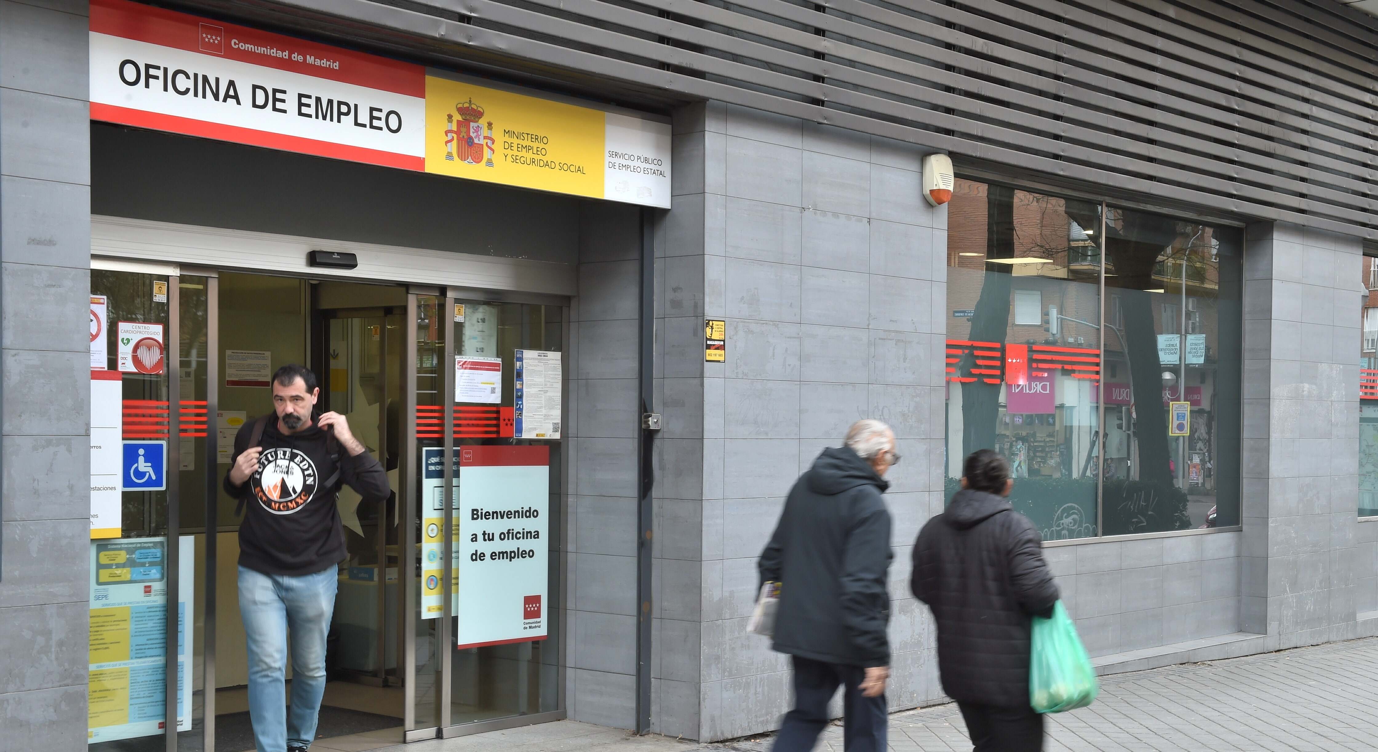 Una oficina del SEPE en Madrid