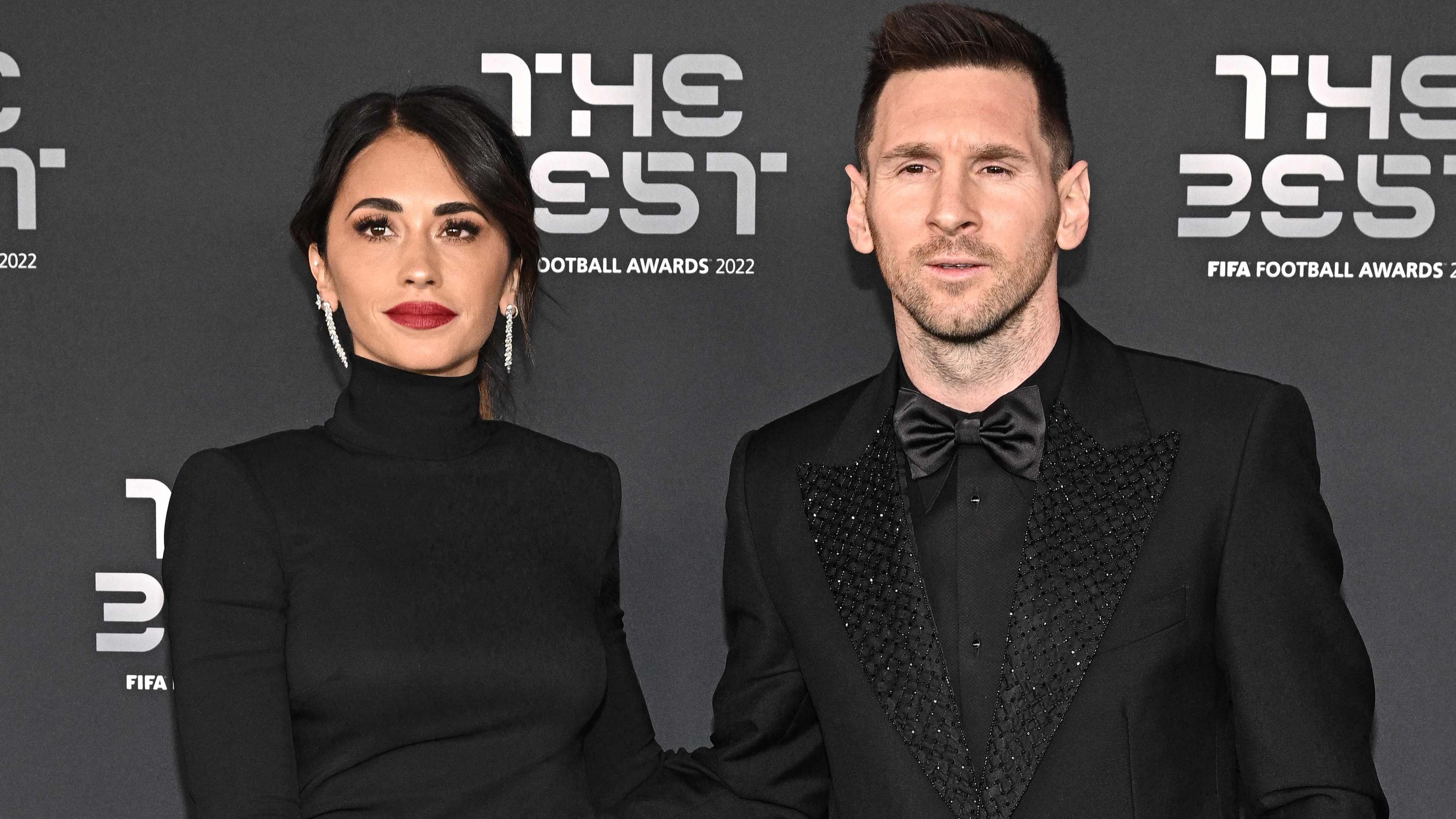 Leo Messi y Antonella Rocuzo
