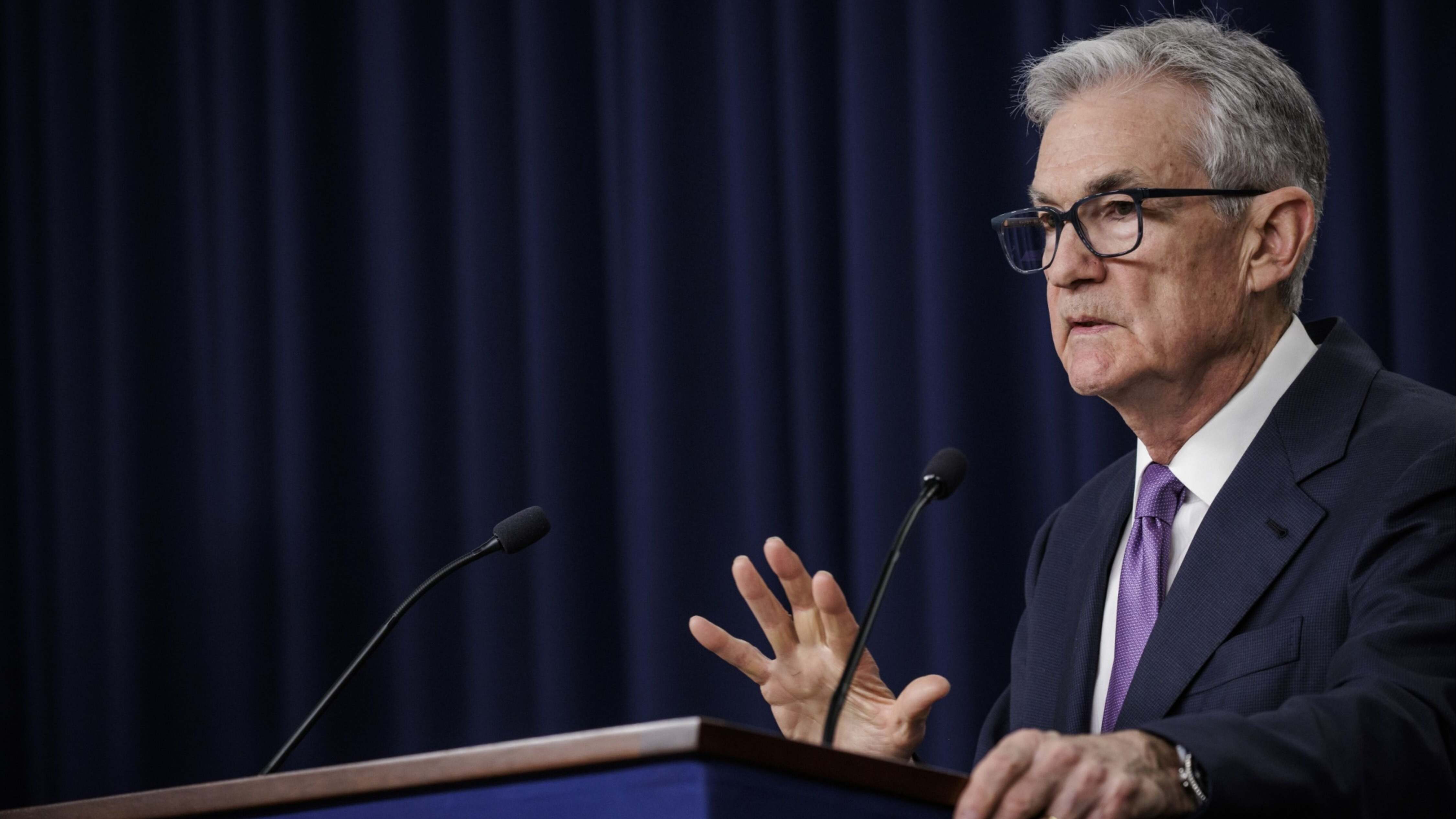 Jerome Powell, presidente de la Fed