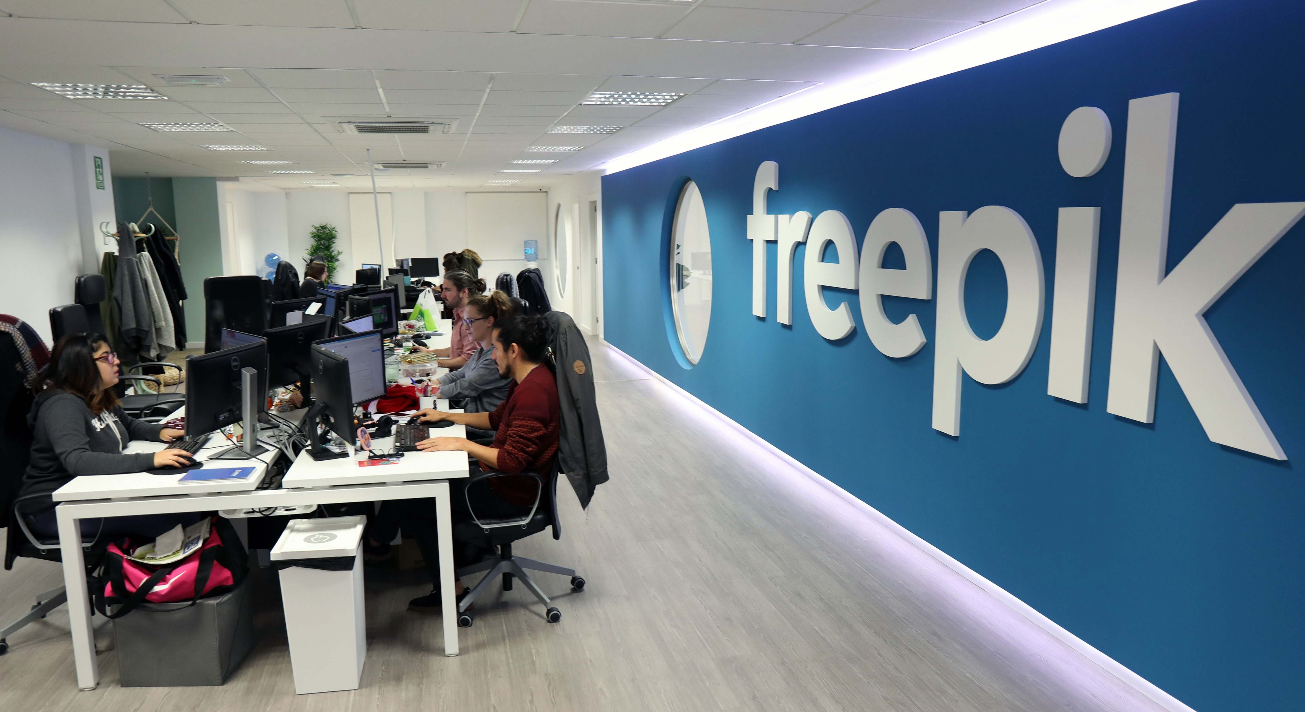 Instalaciones de Freepik en Málaga.