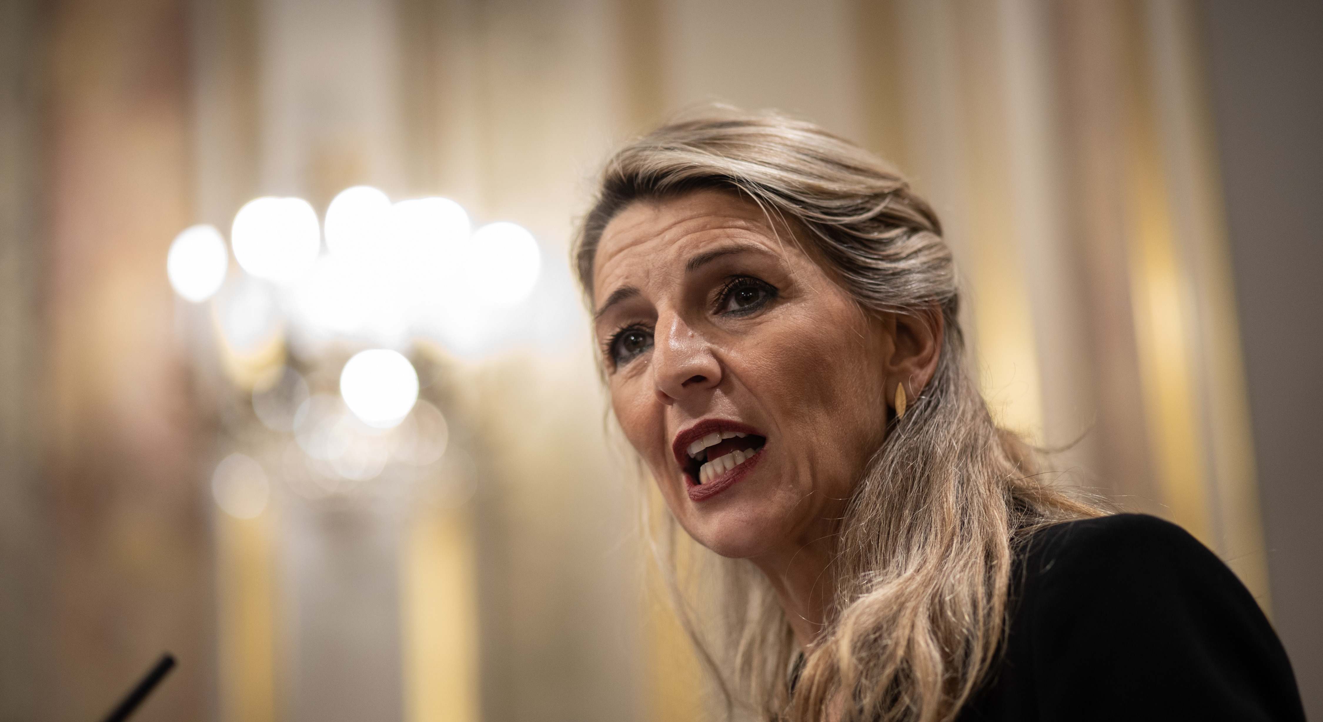 La vicepresidenta segunda y ministra de Trabajo, Yolanda Día. Europa Press