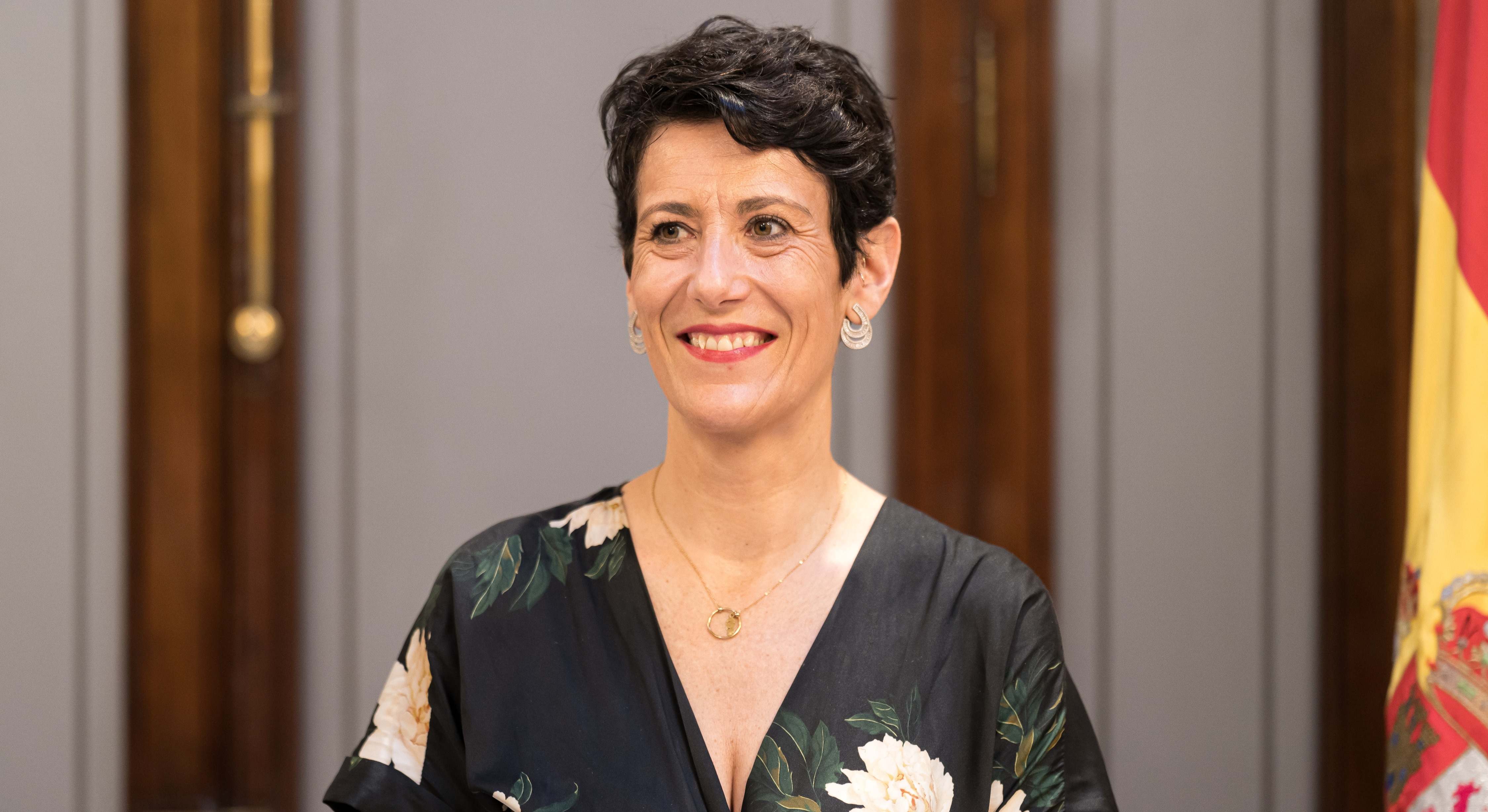 La ministra de Inclusión, Seguridad Social y Migraciones, Elma Saiz. Europa Press