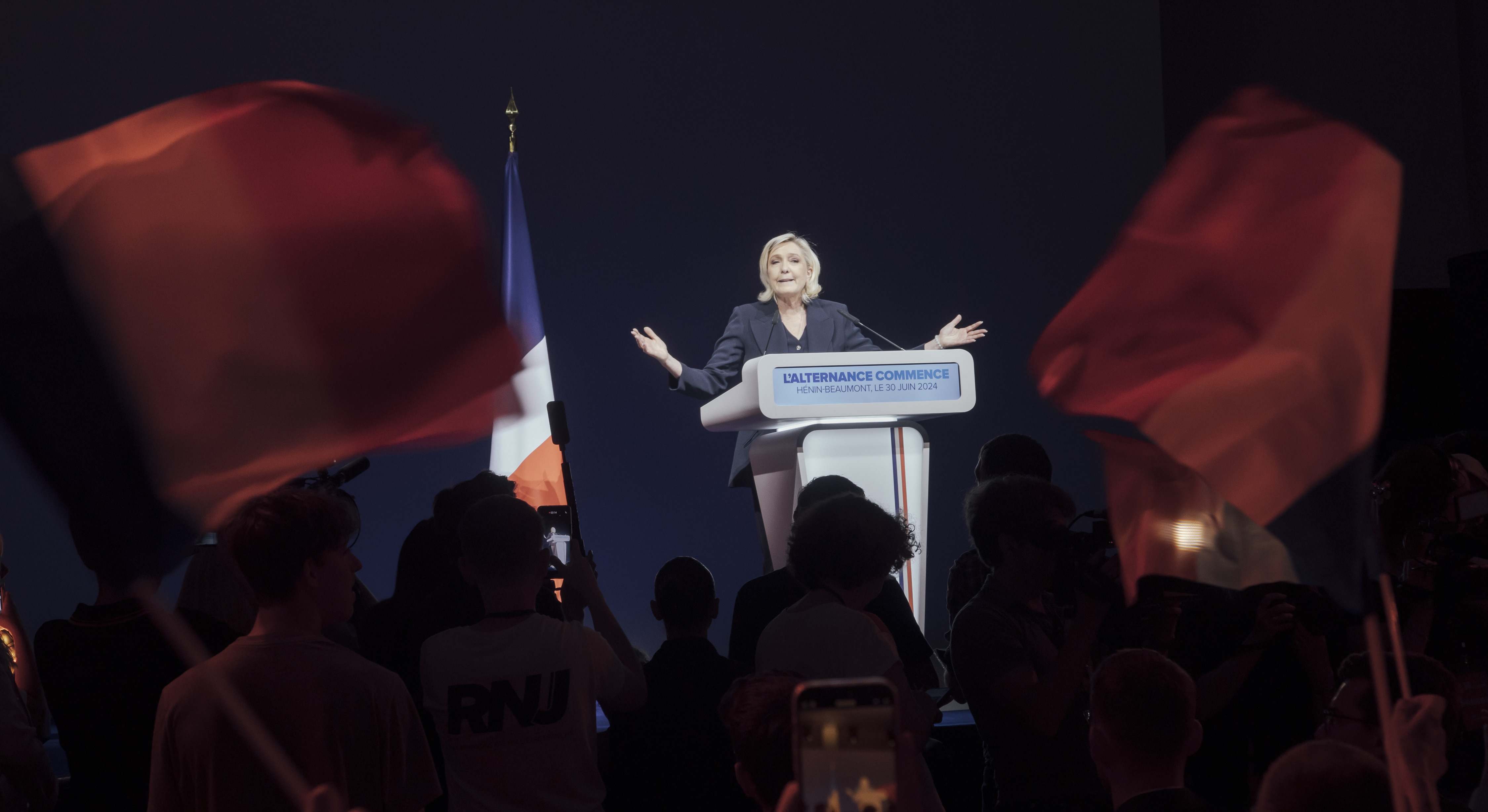 Marine Le Pen (Bloomberg)