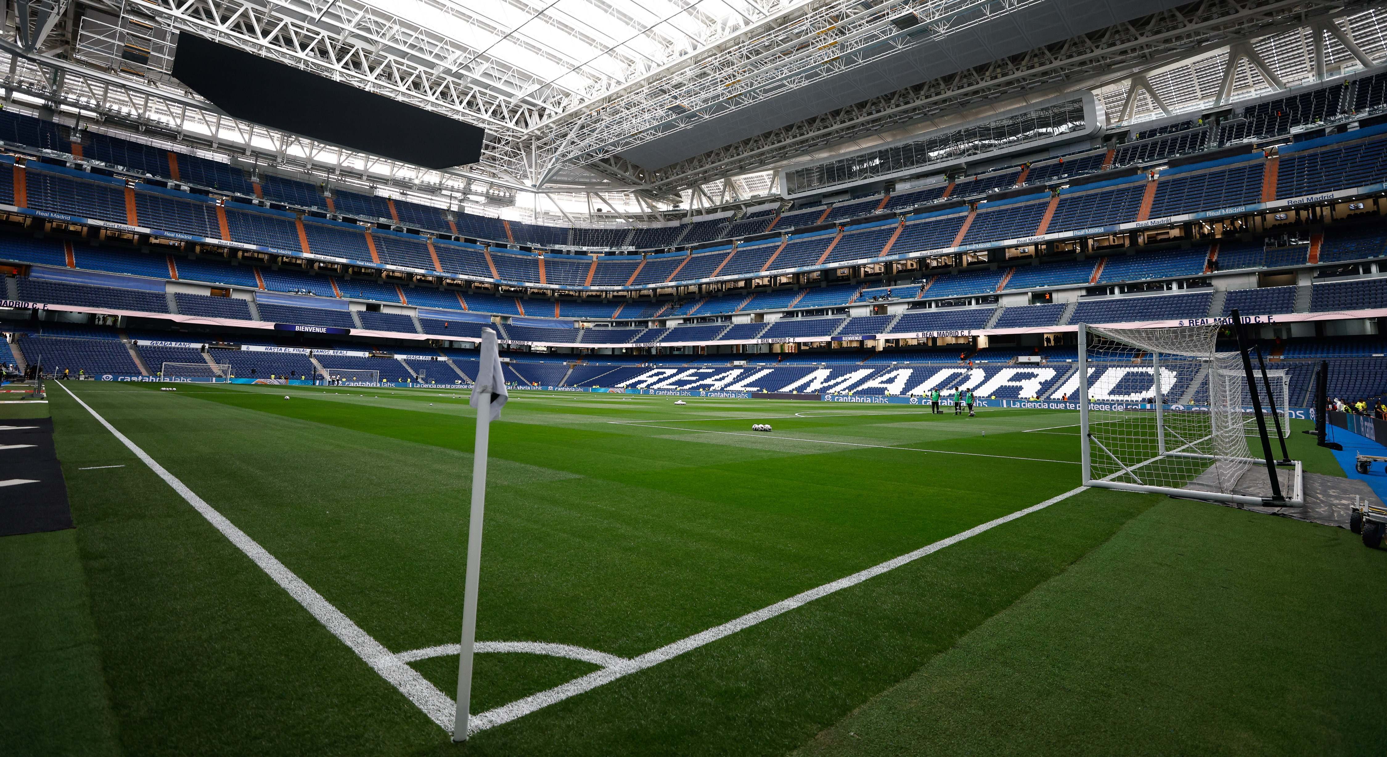 Interior del Santiago Bernabéu.
