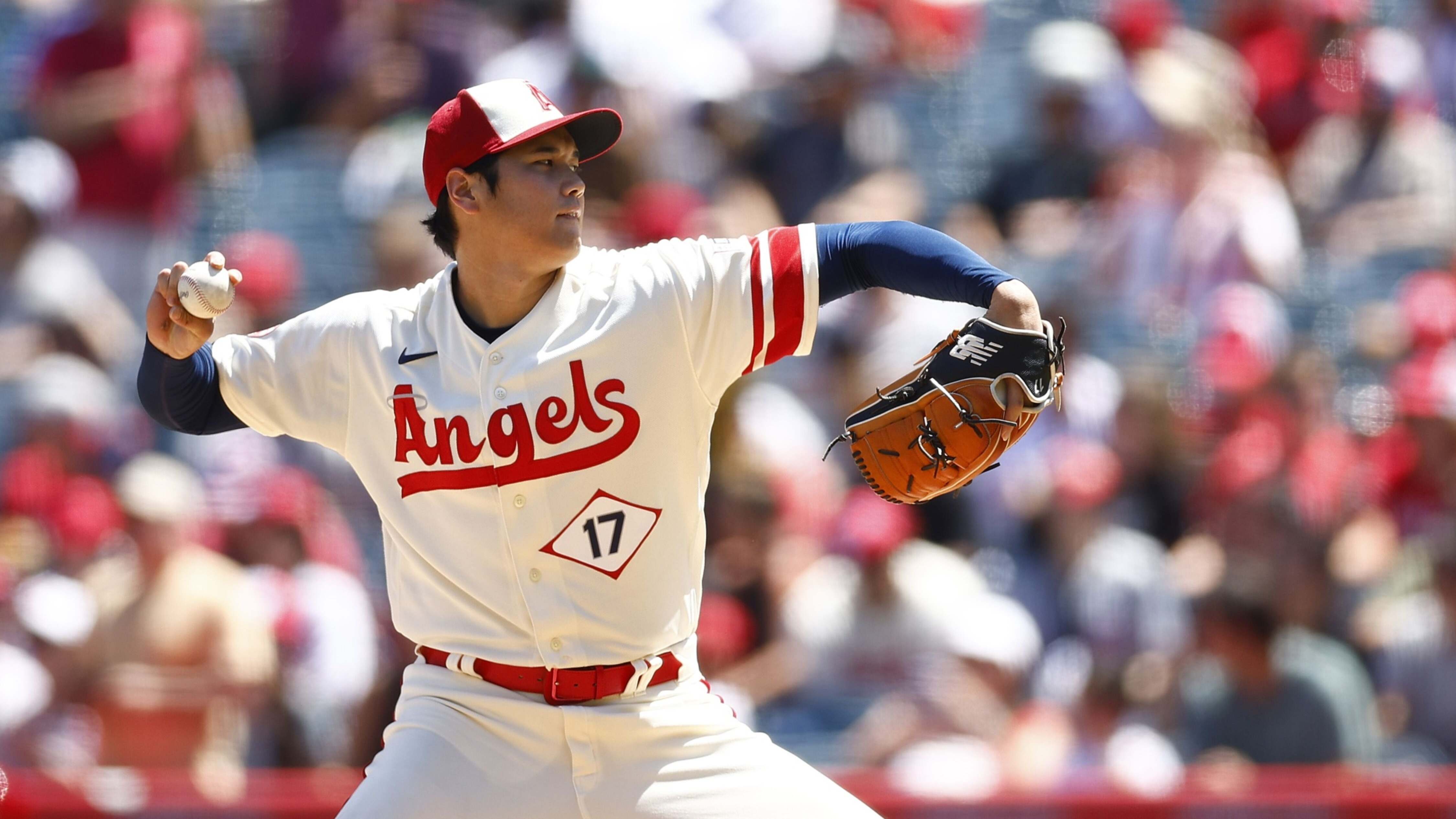 Shohei Ohtani, durante un partido con los Angels