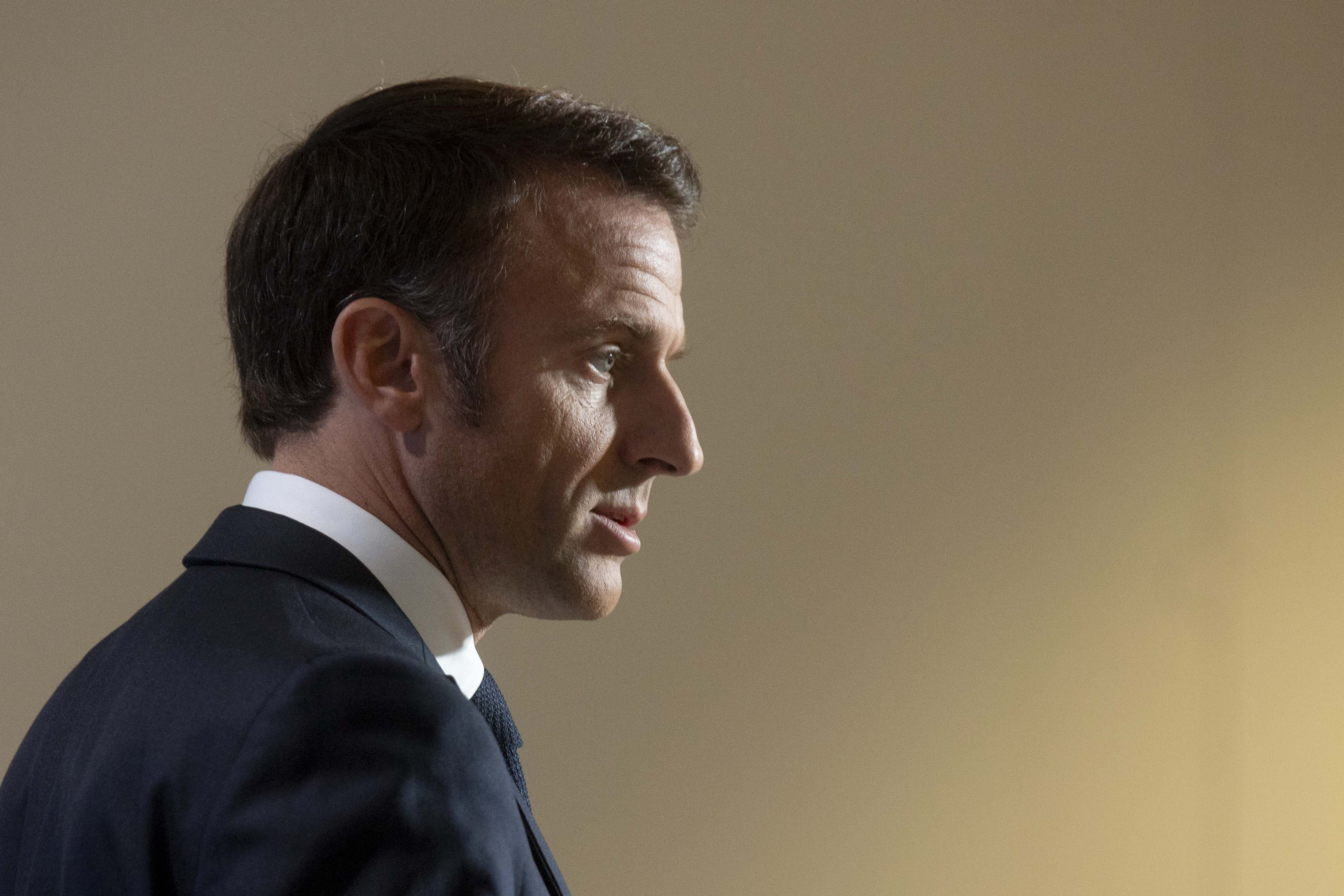 presidente de francia emmanuel macron 