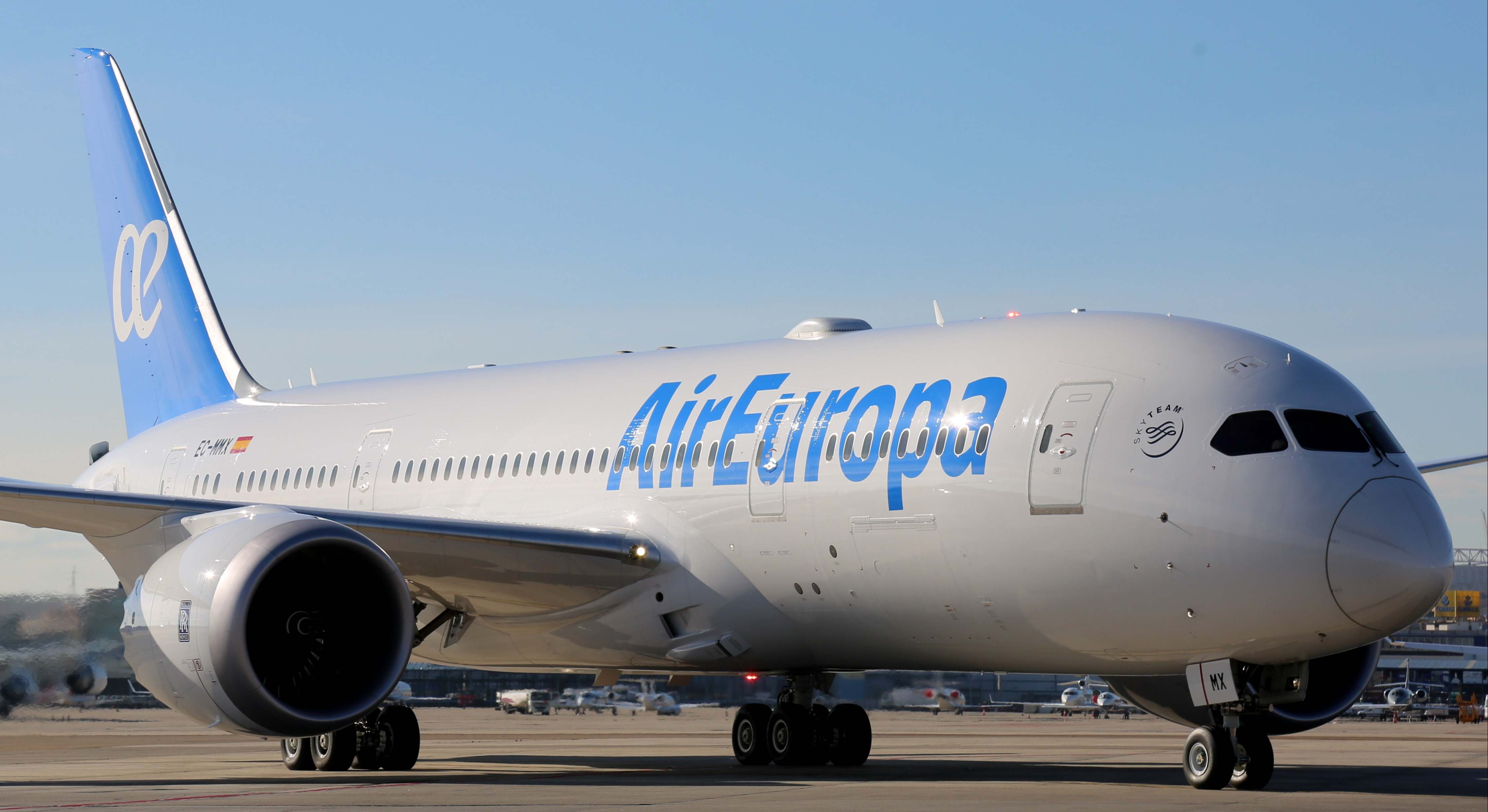 Avión de Air Europa en el aeropuerto. / Foto: iStock