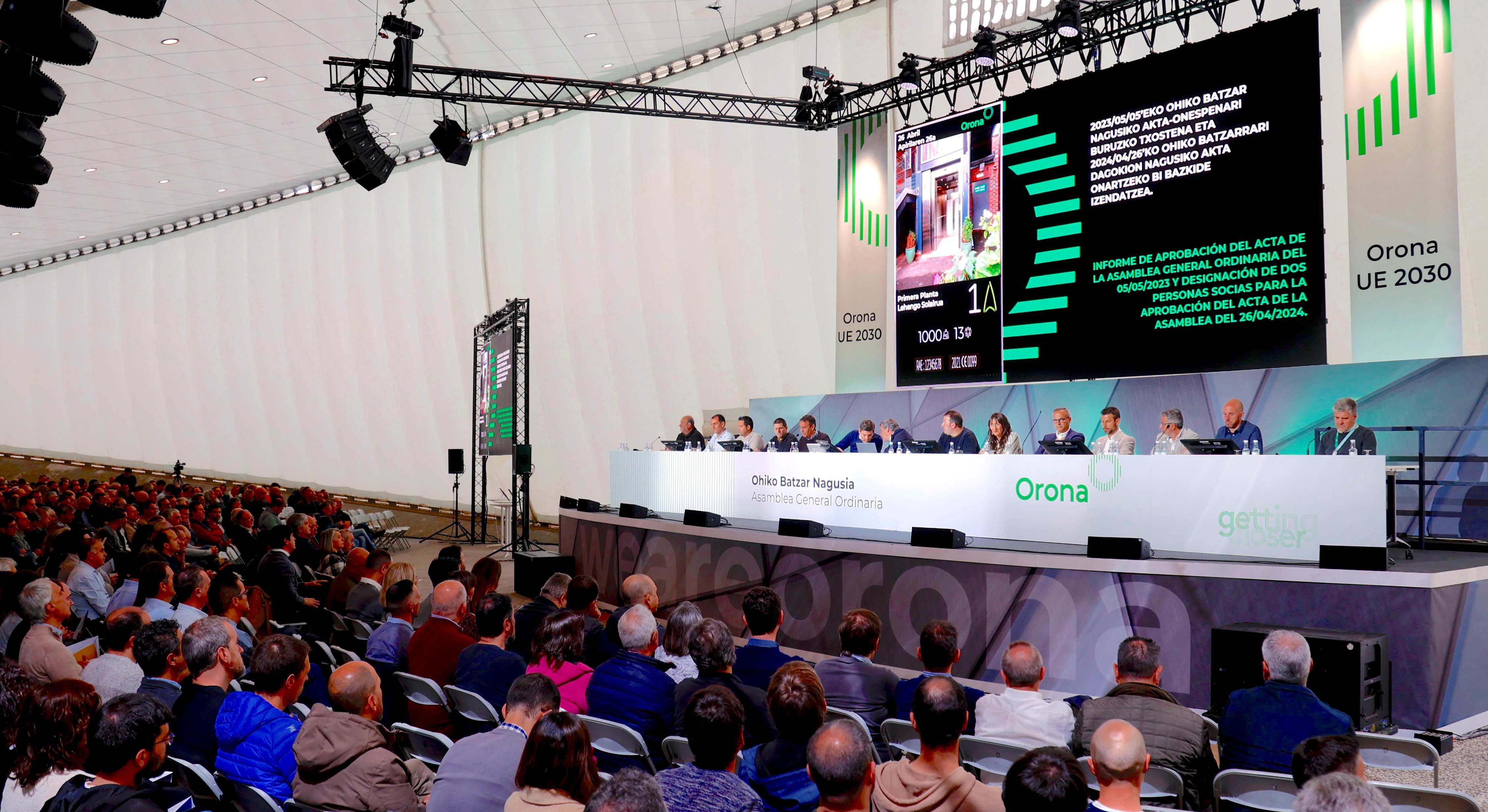 Orona asamblea general.