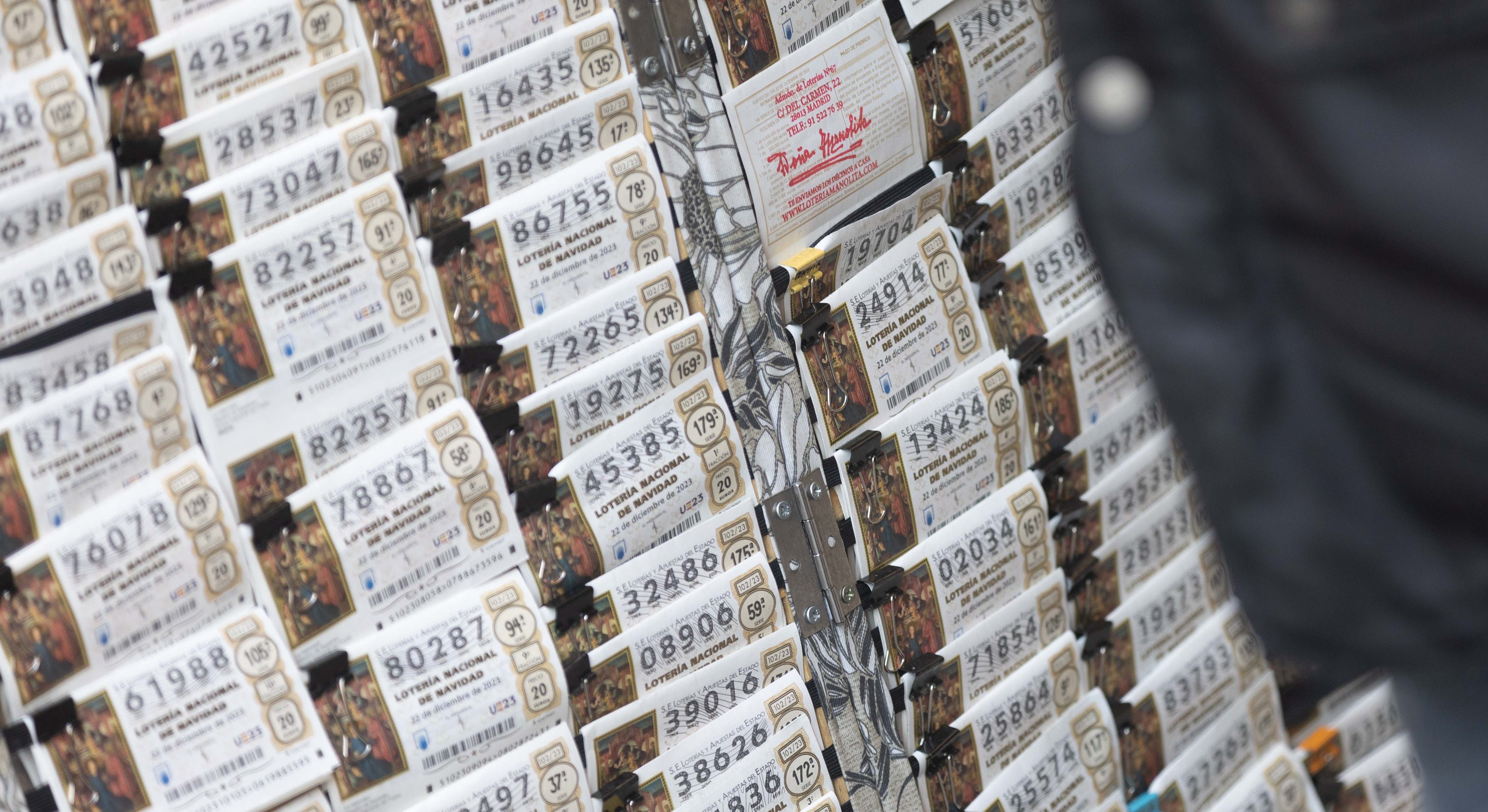 Décimos del sorteo de Lotería de Navidad. / Foto: EP