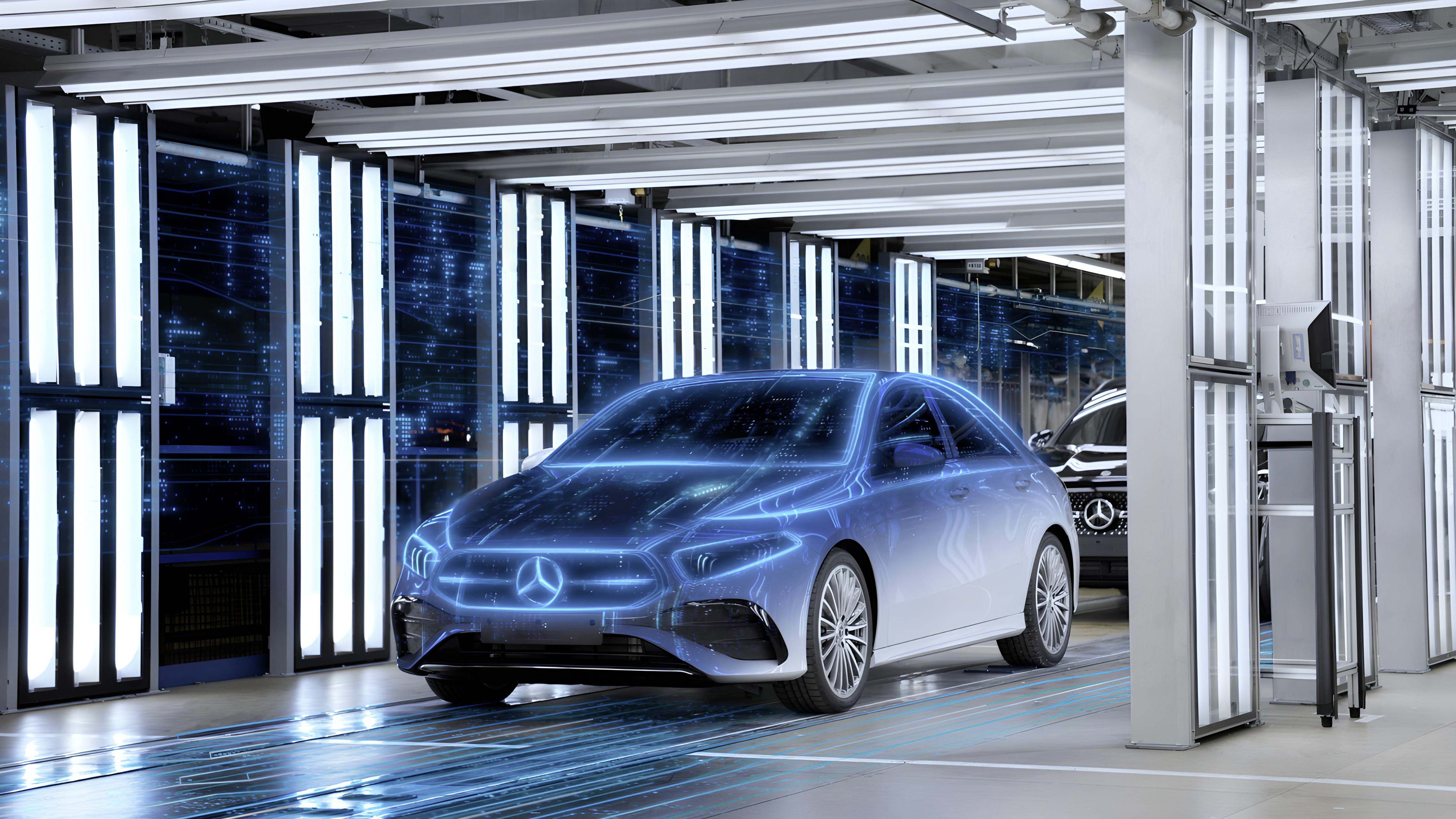 Mercedes en la fábrica "digital"