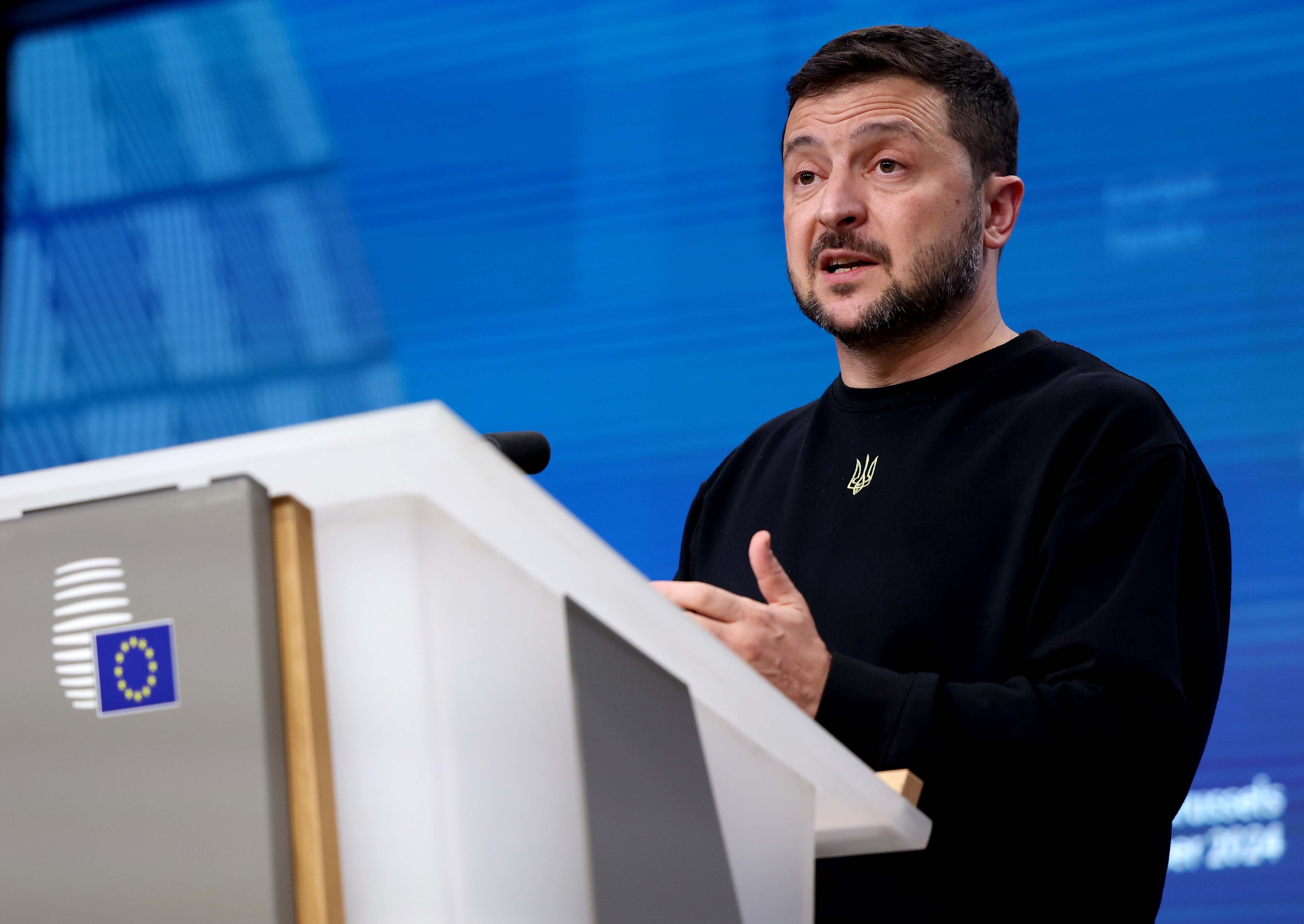 El presidente ucraniano, Volodimir Zelenski.