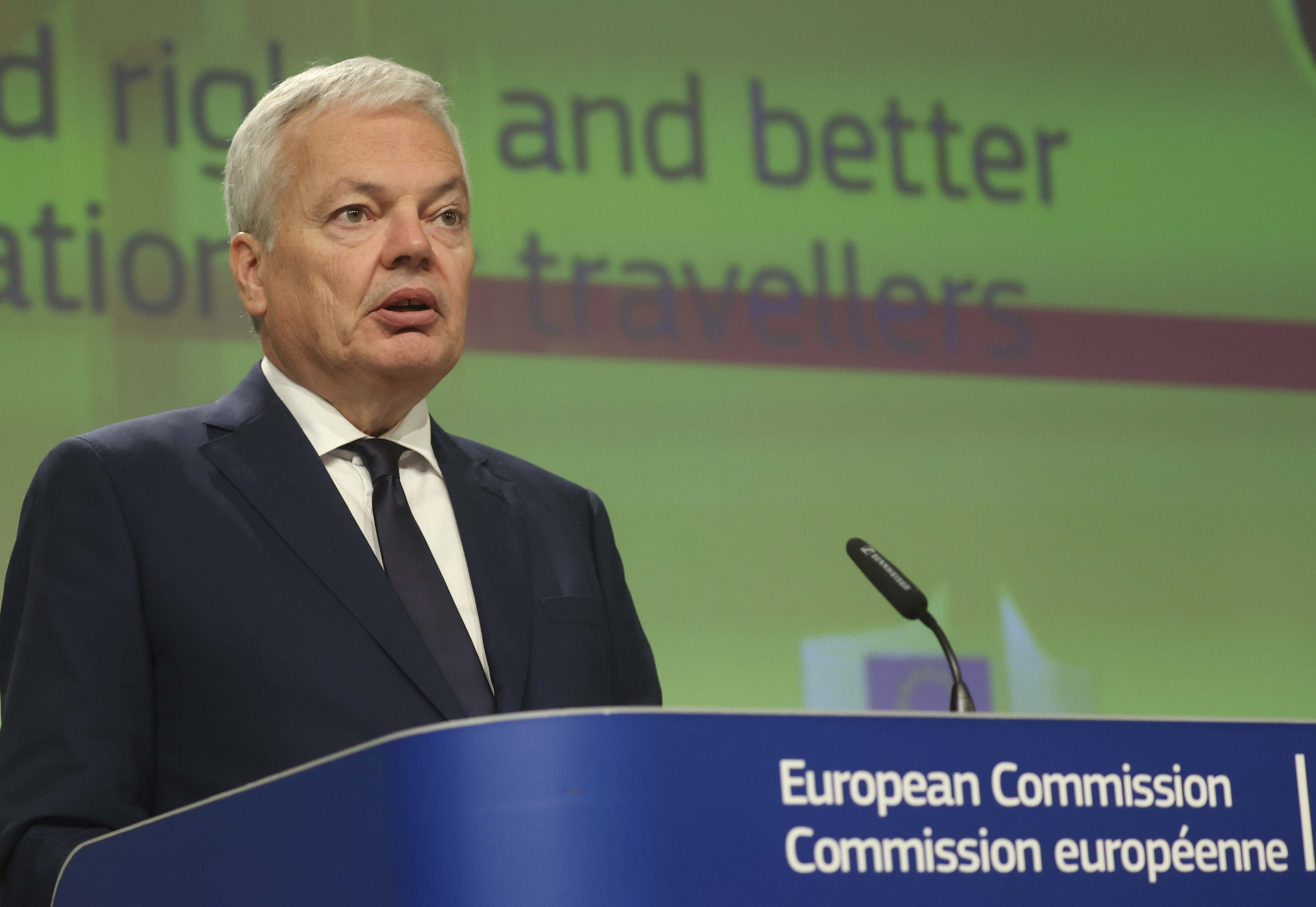 El comisario de Justicia, Didier Reynders