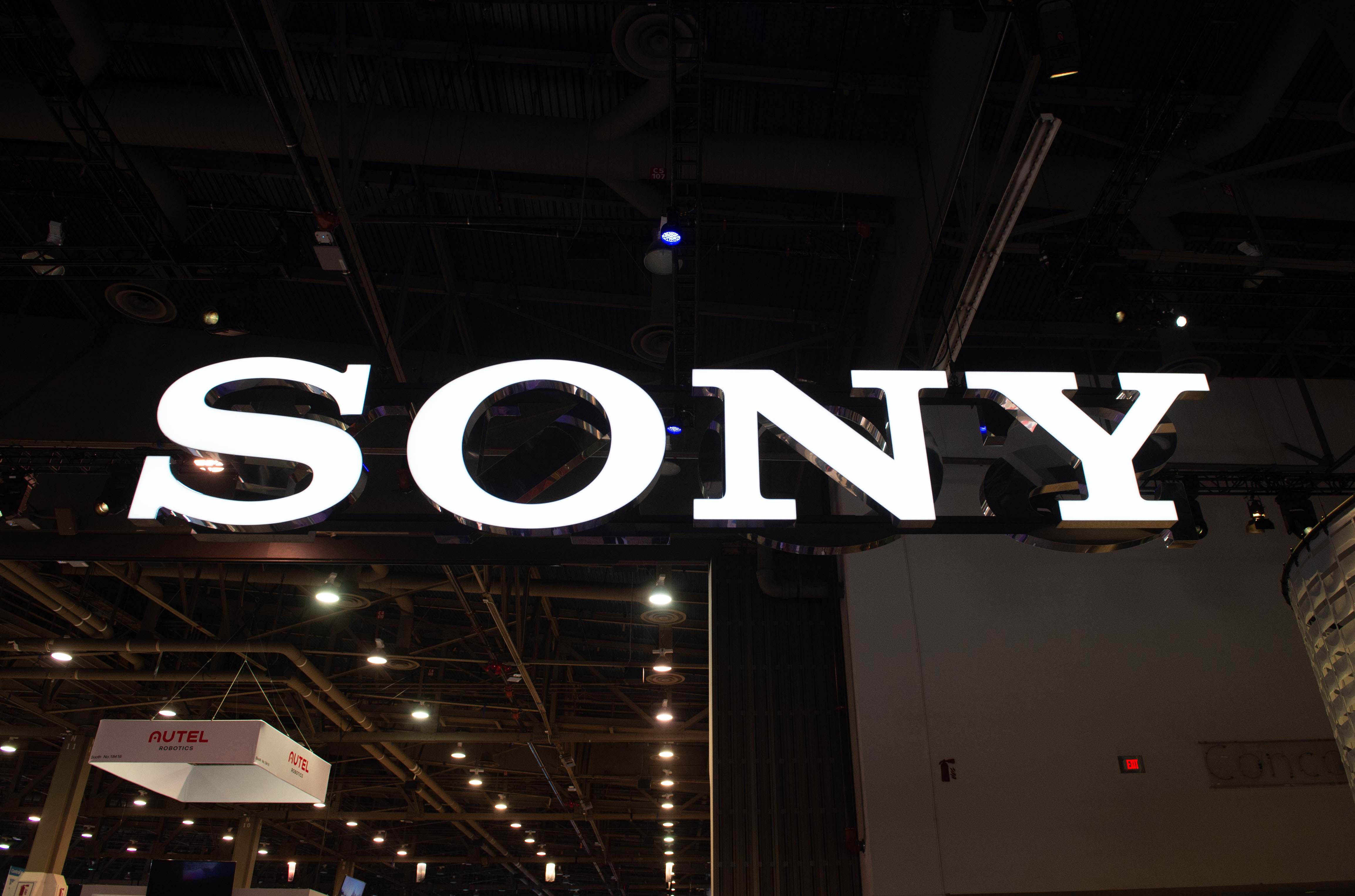 Logo de Sony. EE