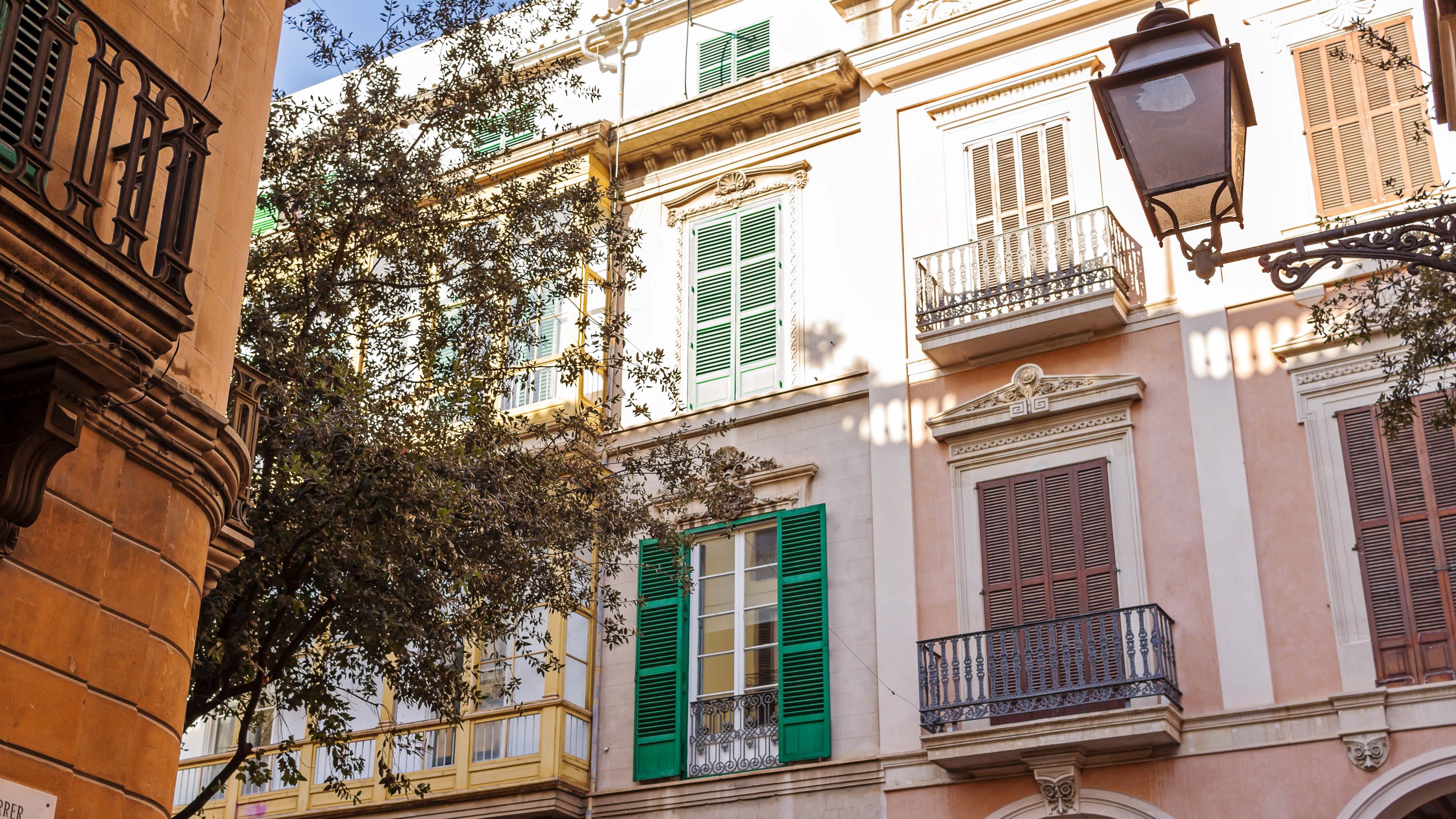 Vista de varias viviendas