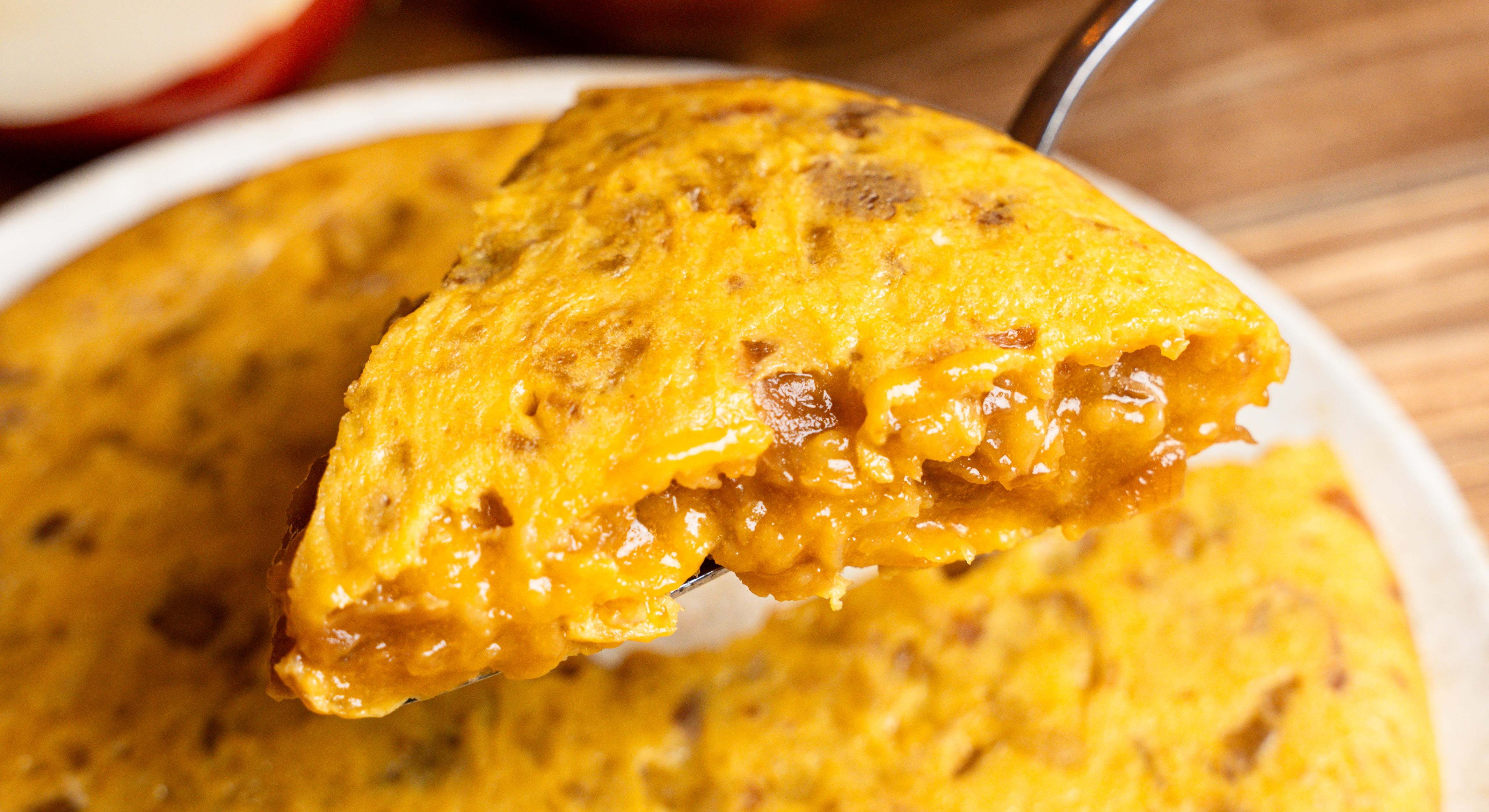 Tortilla de cebolla confitada de La Martinuca. LM